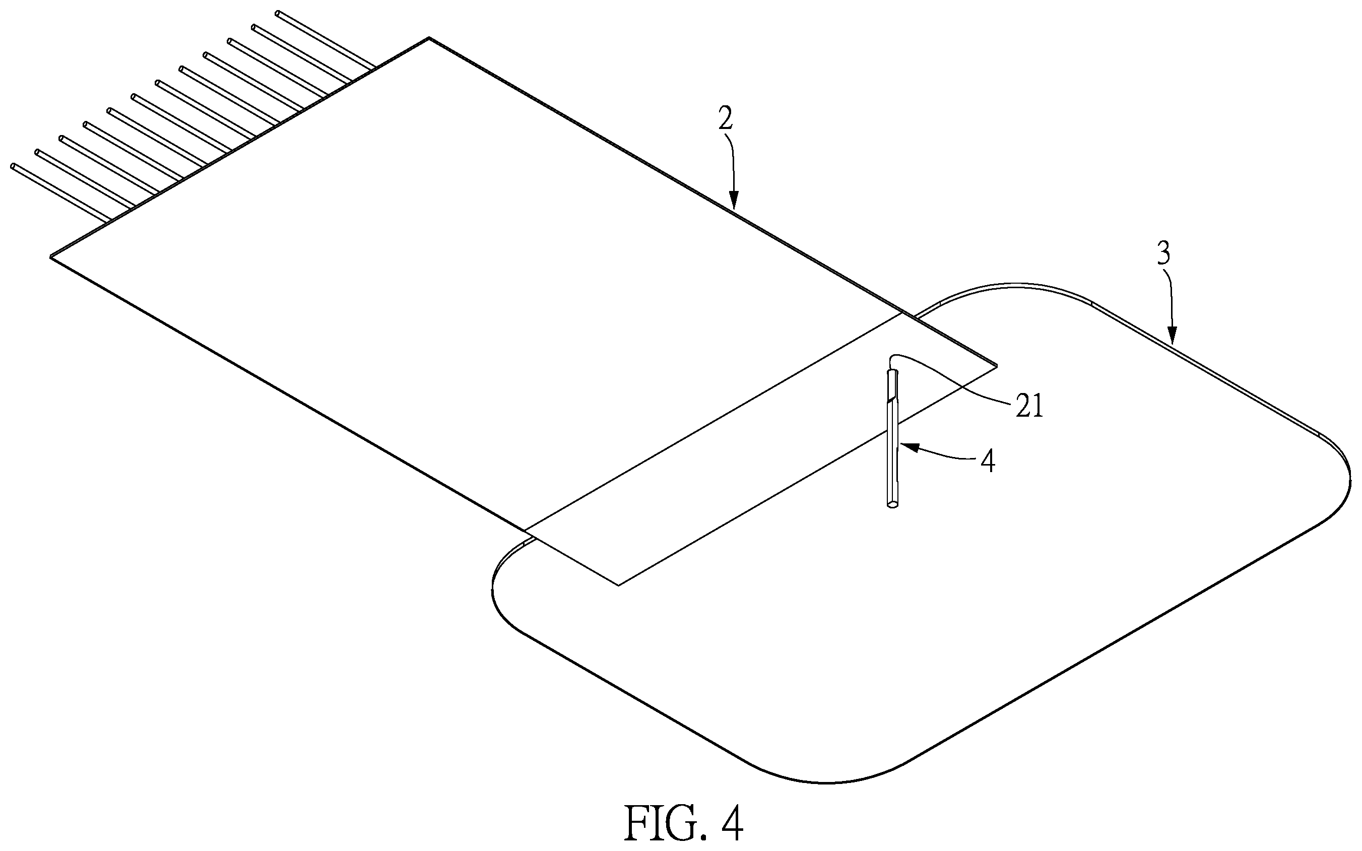 Patent US12568587 Figure 4 – Connection method for yarn wire and circuit board