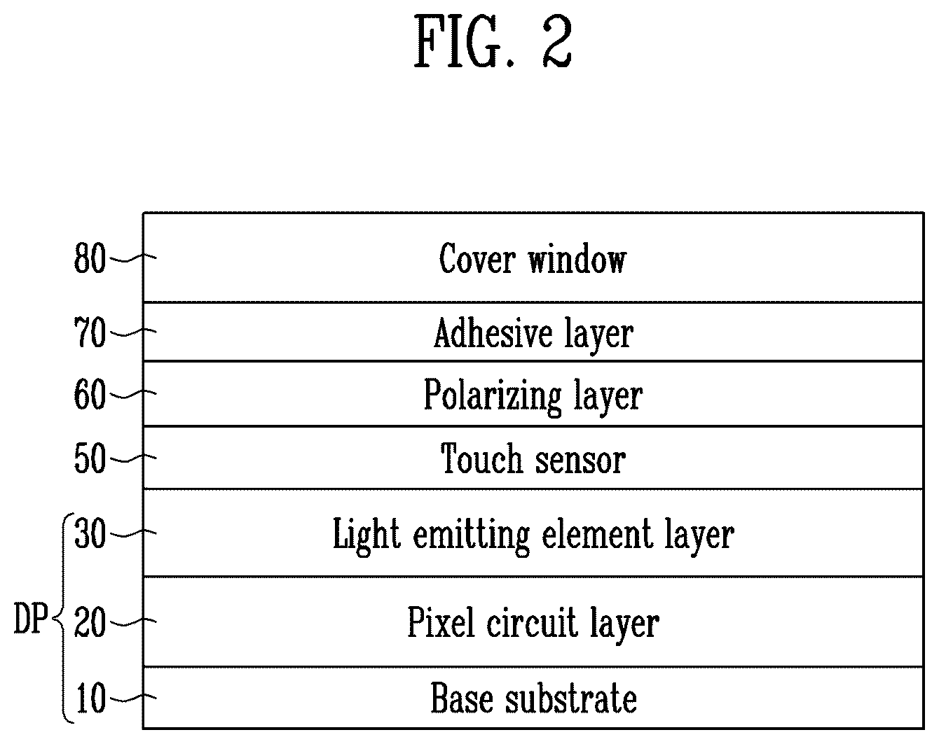 Patent US12568590 Figure 2 – Display device and electronic device including the same