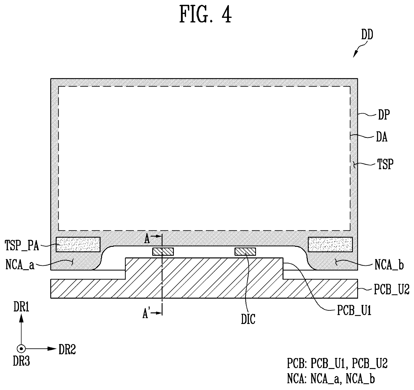 Patent US12568590 Figure 4 – Display device and electronic device including the same