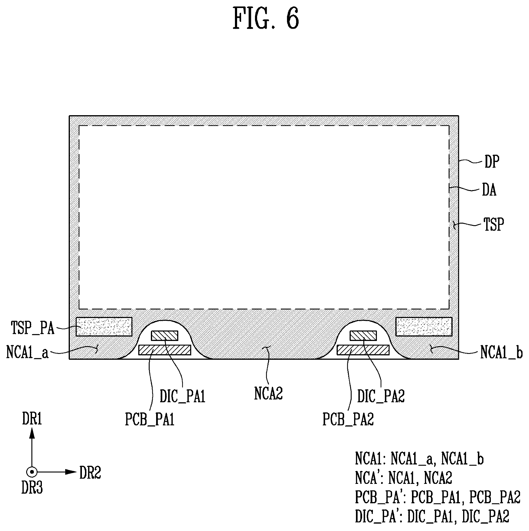 Patent US12568590 Figure 6 – Display device and electronic device including the same