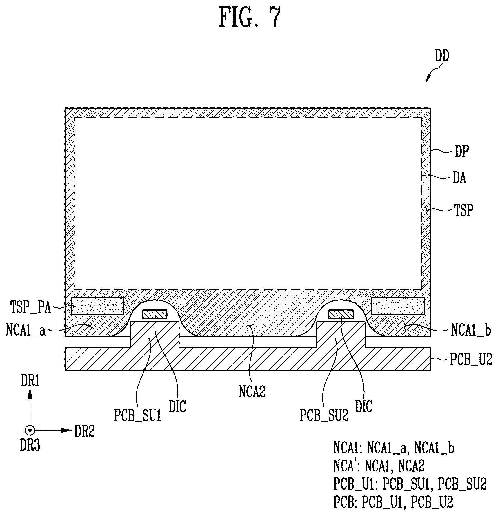 Patent US12568590 Figure 7 – Display device and electronic device including the same