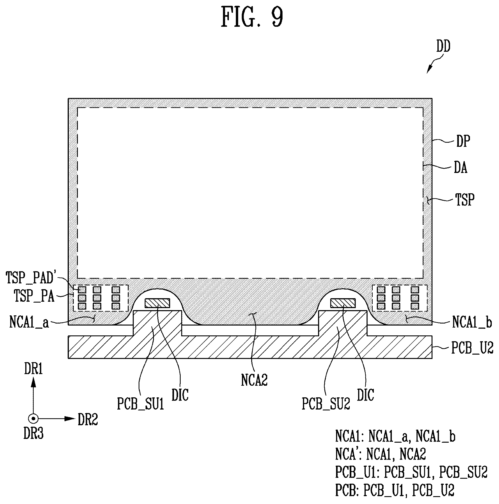 Patent US12568590 Figure 9 – Display device and electronic device including the same