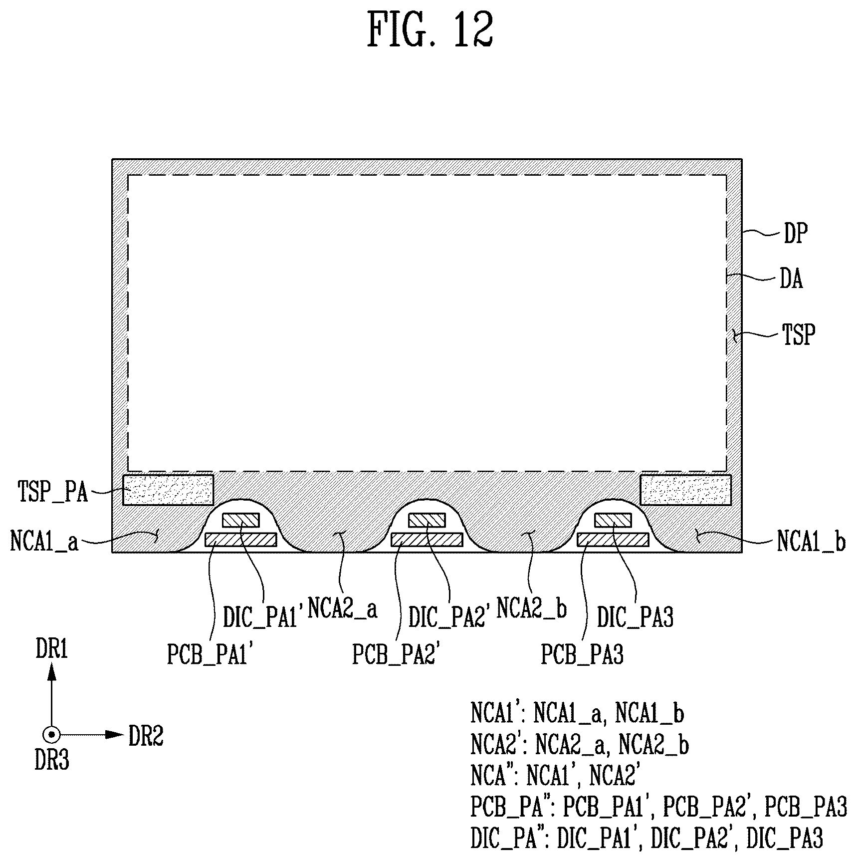 Patent US12568590 Figure 12 – Display device and electronic device including the same