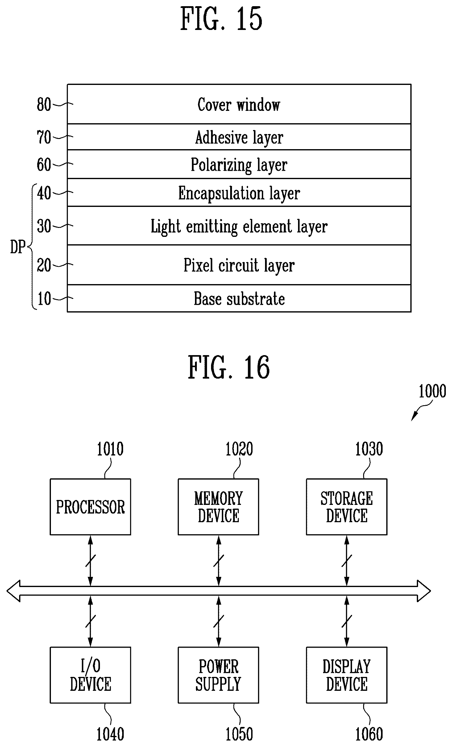 Patent US12568590 Figure 15 – Display device and electronic device including the same