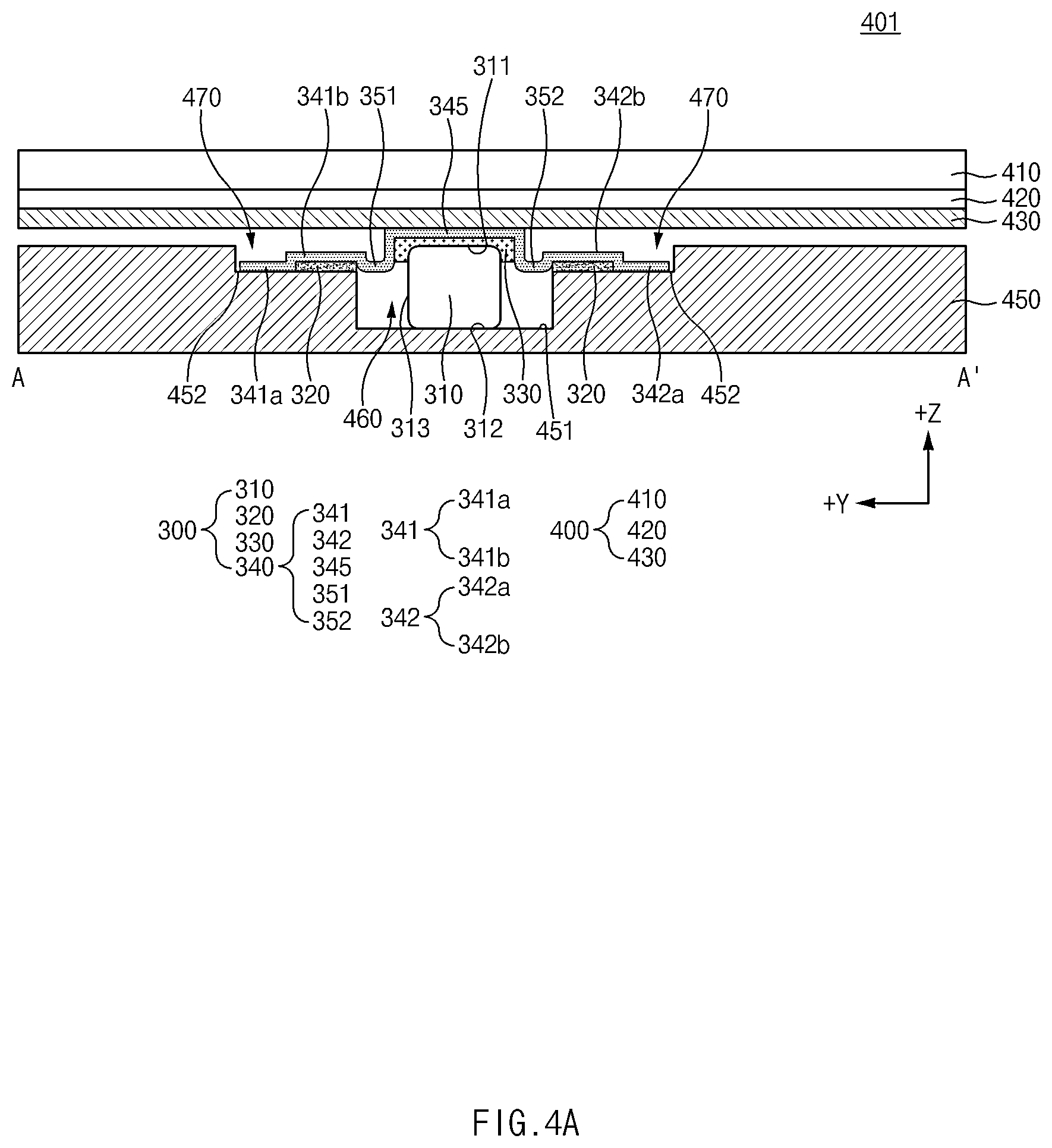 Patent US12568592 Figure 4 – Conductive member having elasticity and electronic device including the same