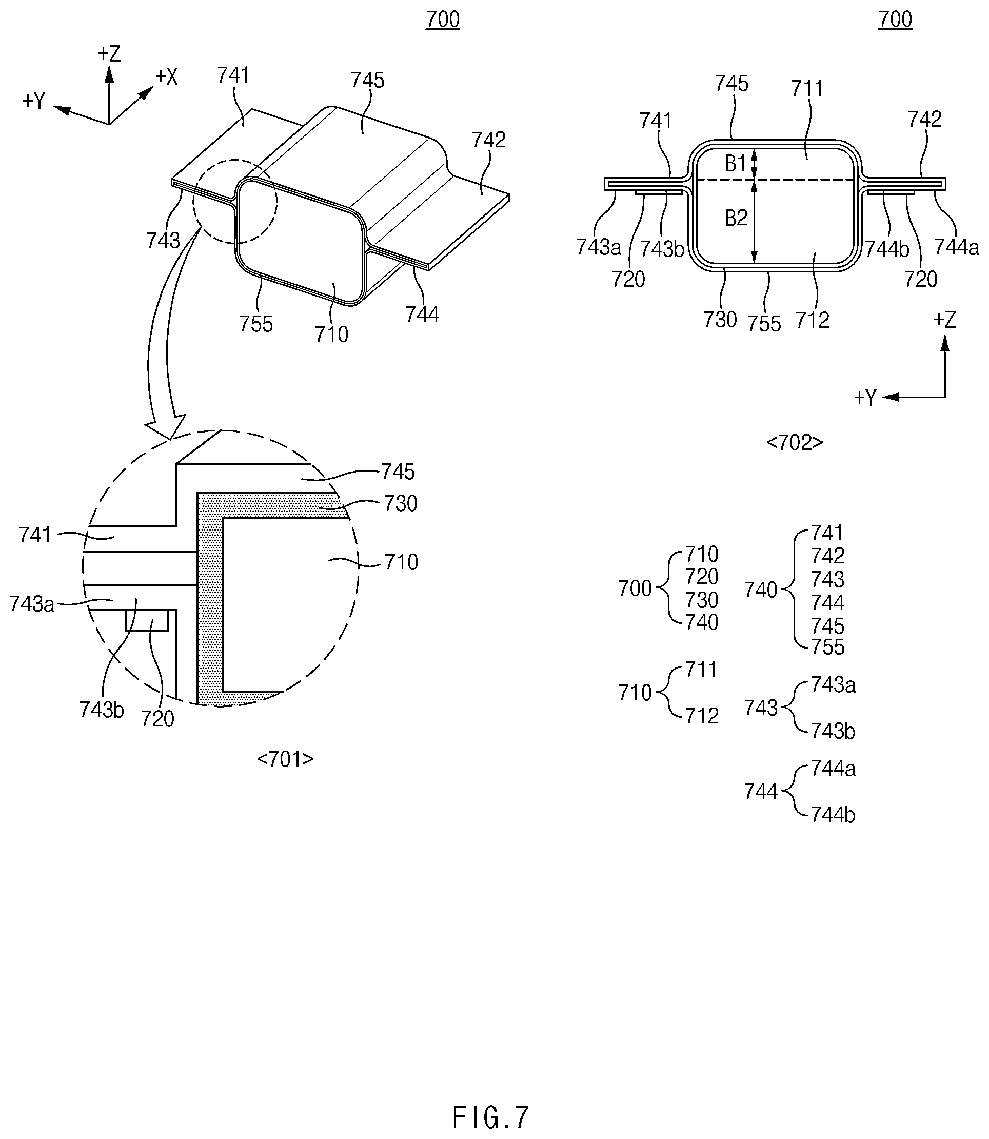 Patent US12568592 Figure 8 – Conductive member having elasticity and electronic device including the same