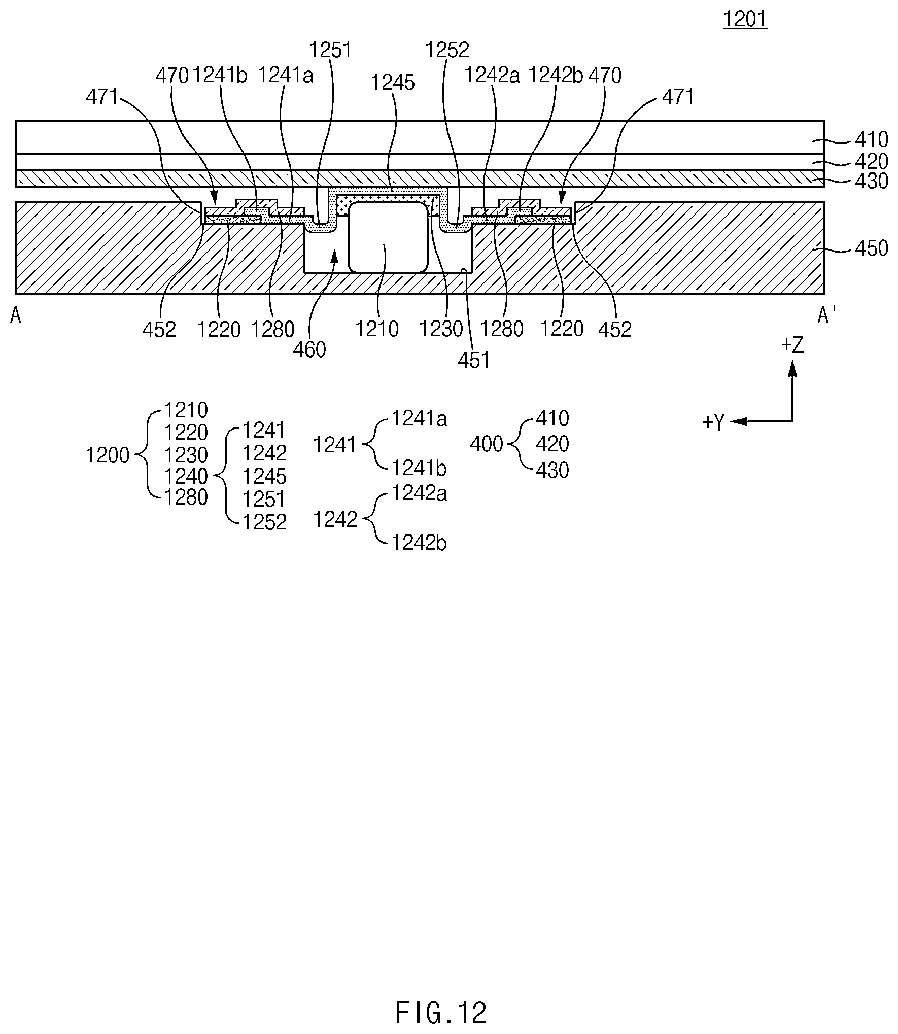 Patent US12568592 Figure 14 – Conductive member having elasticity and electronic device including the same
