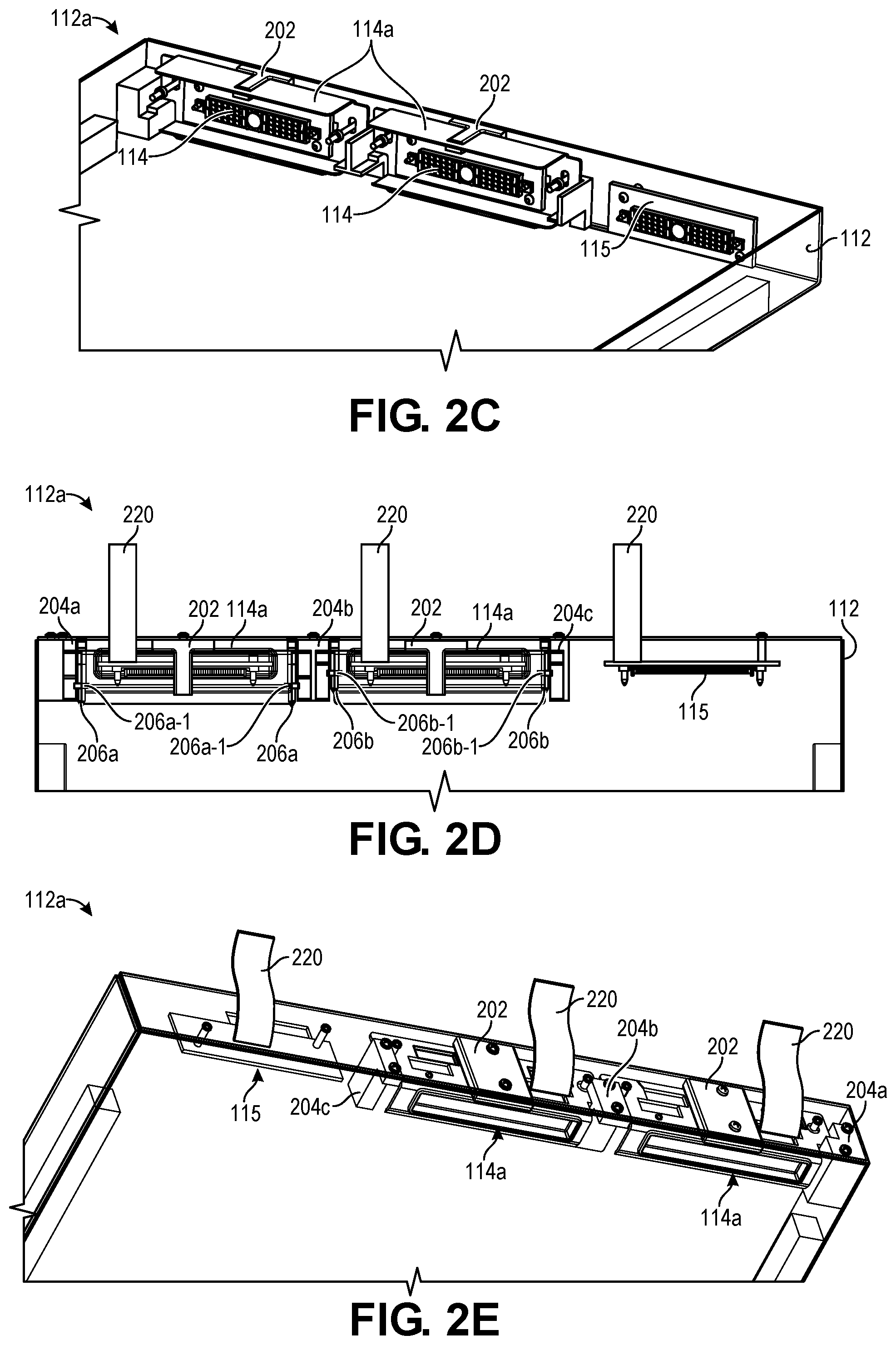 Patent US12568597 Figure 4 – Staged high-density backplane for electronic modules