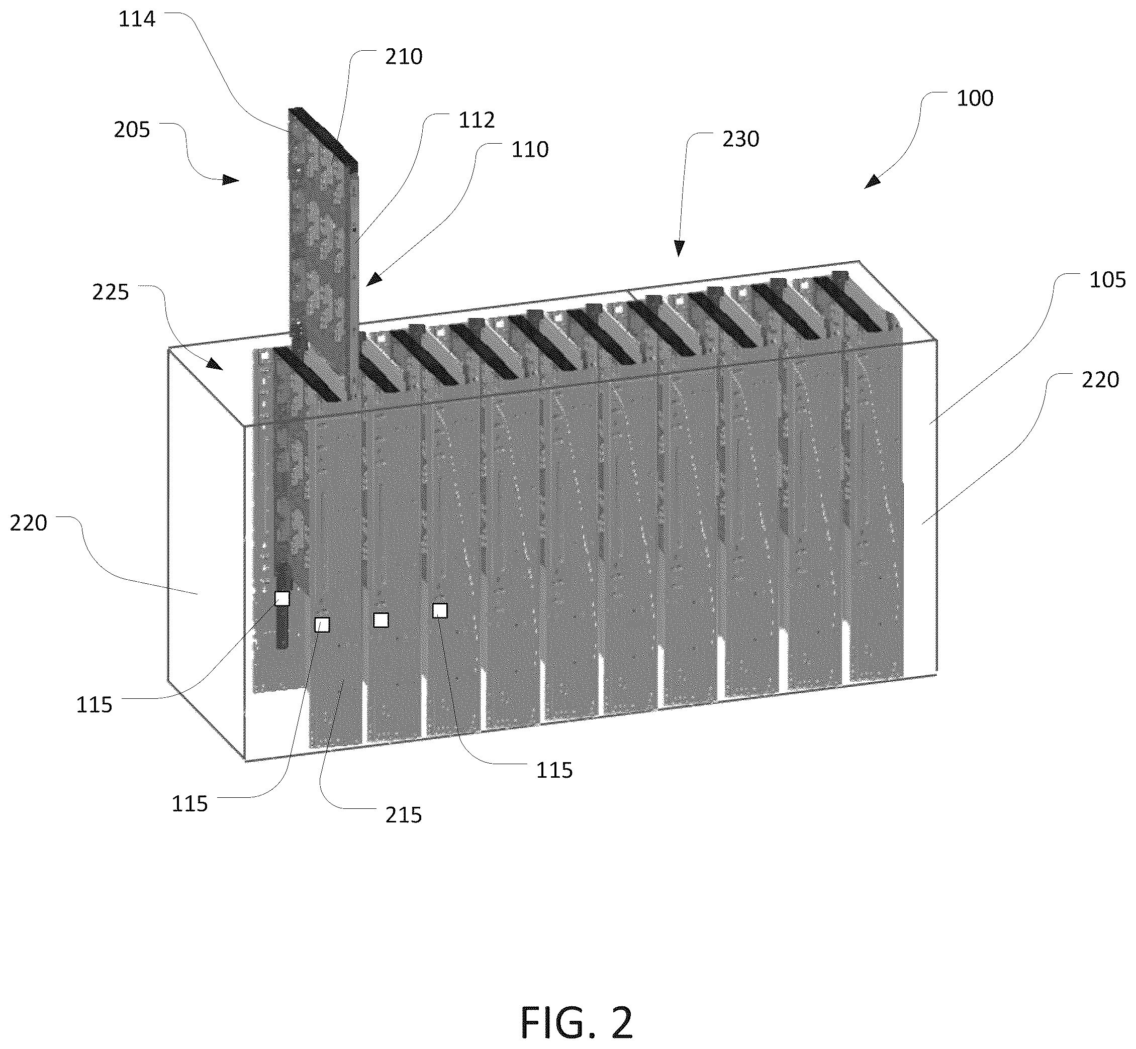 Patent US12568598 Figure 2 – Damping systems and methods for server slides