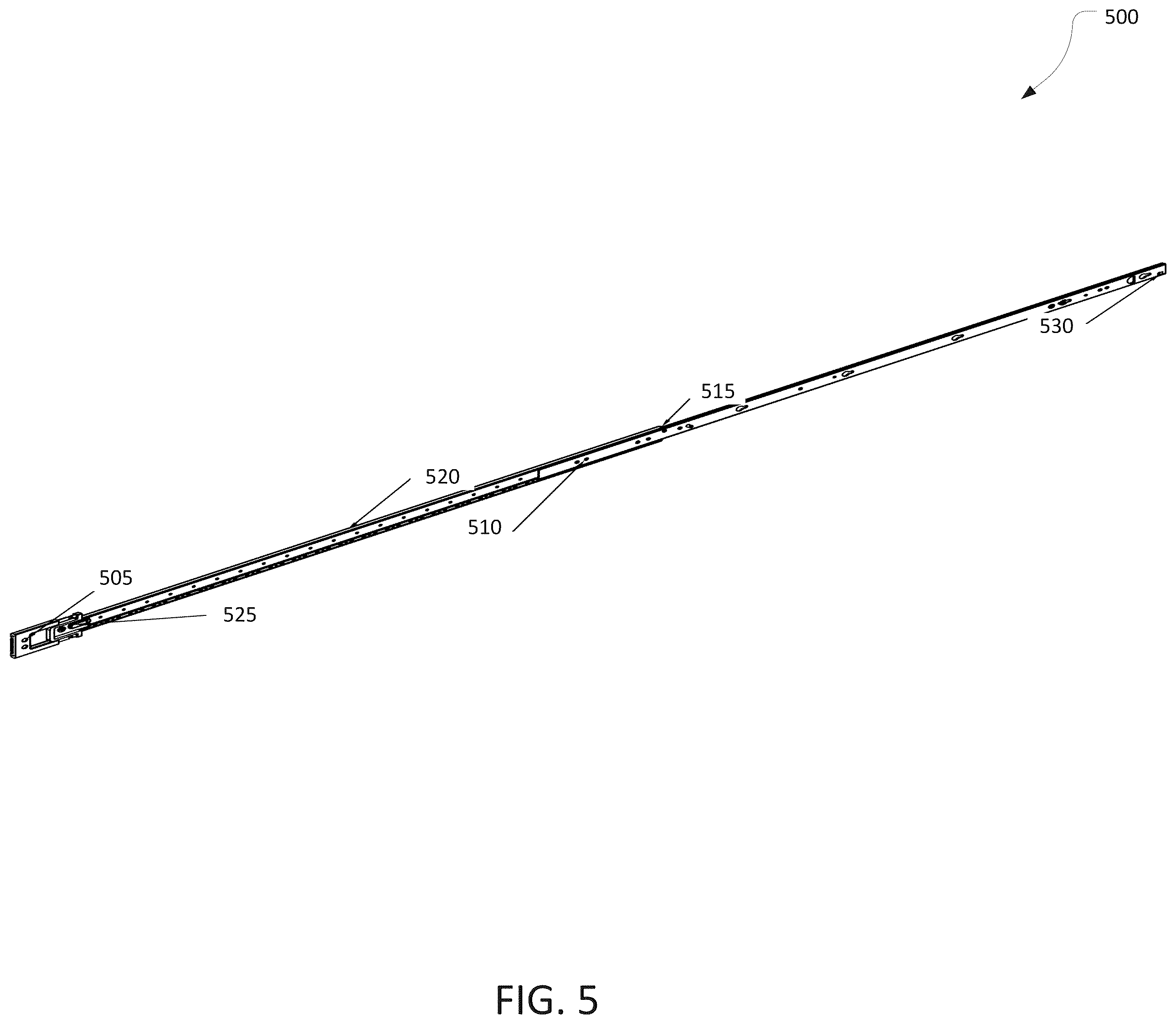 Patent US12568598 Figure 5 – Damping systems and methods for server slides