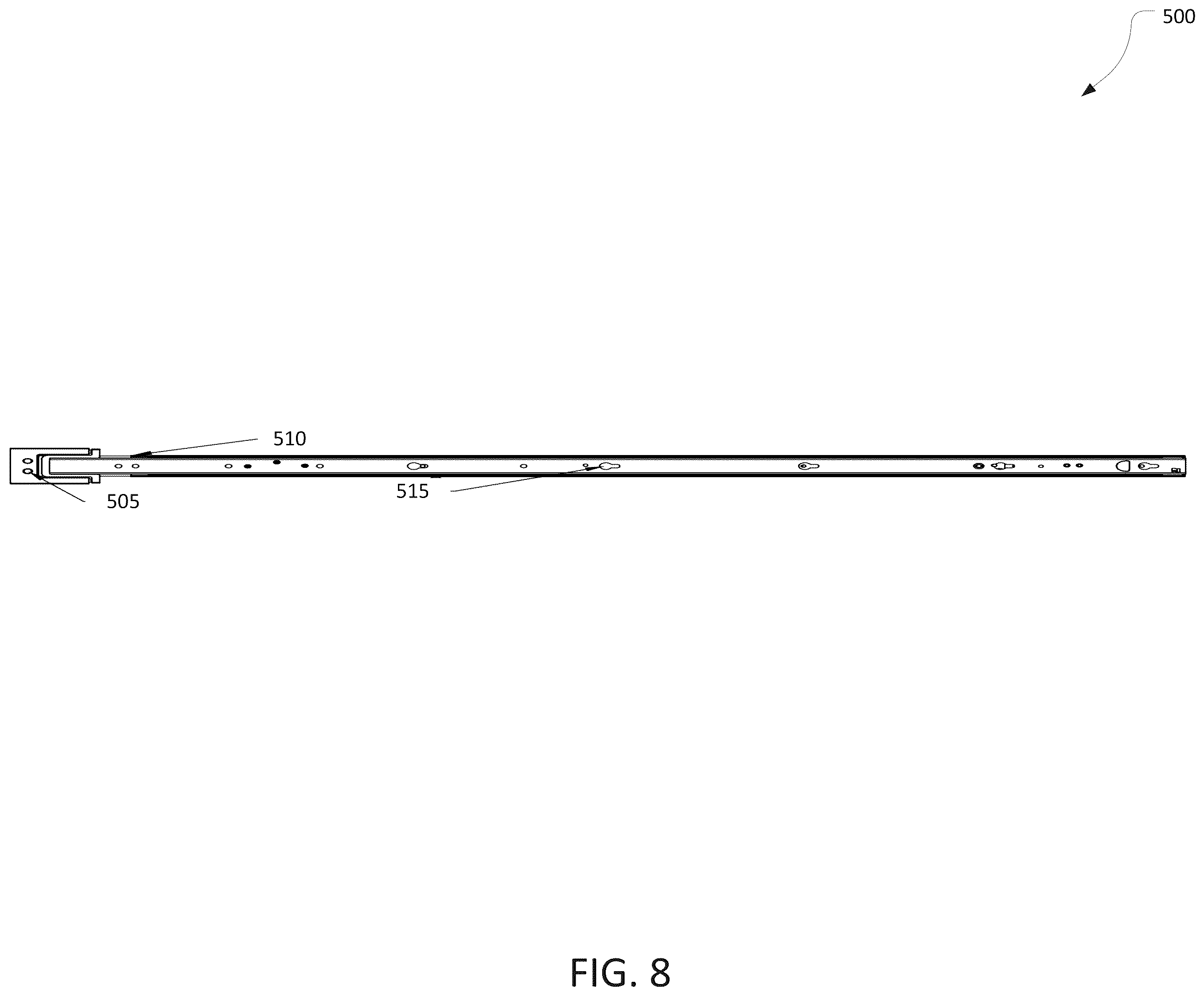 Patent US12568598 Figure 8 – Damping systems and methods for server slides