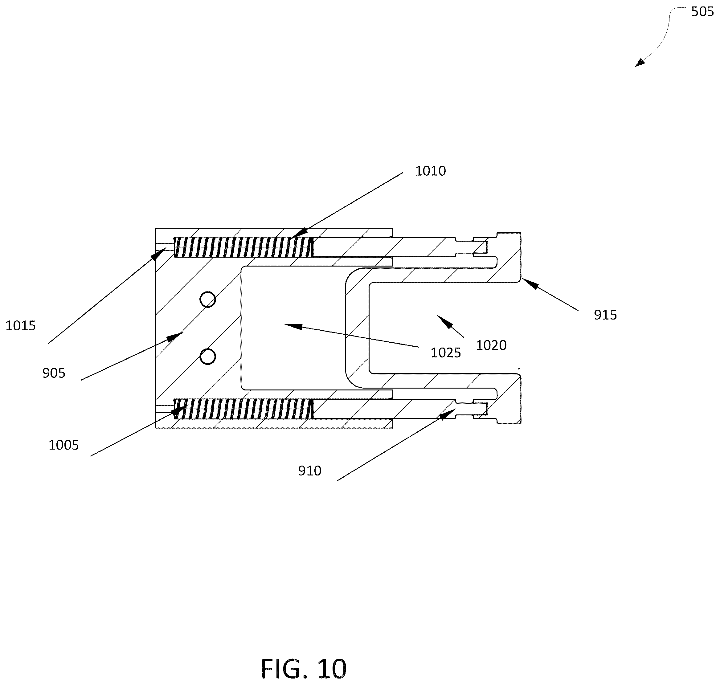 Patent US12568598 Figure 10 – Damping systems and methods for server slides