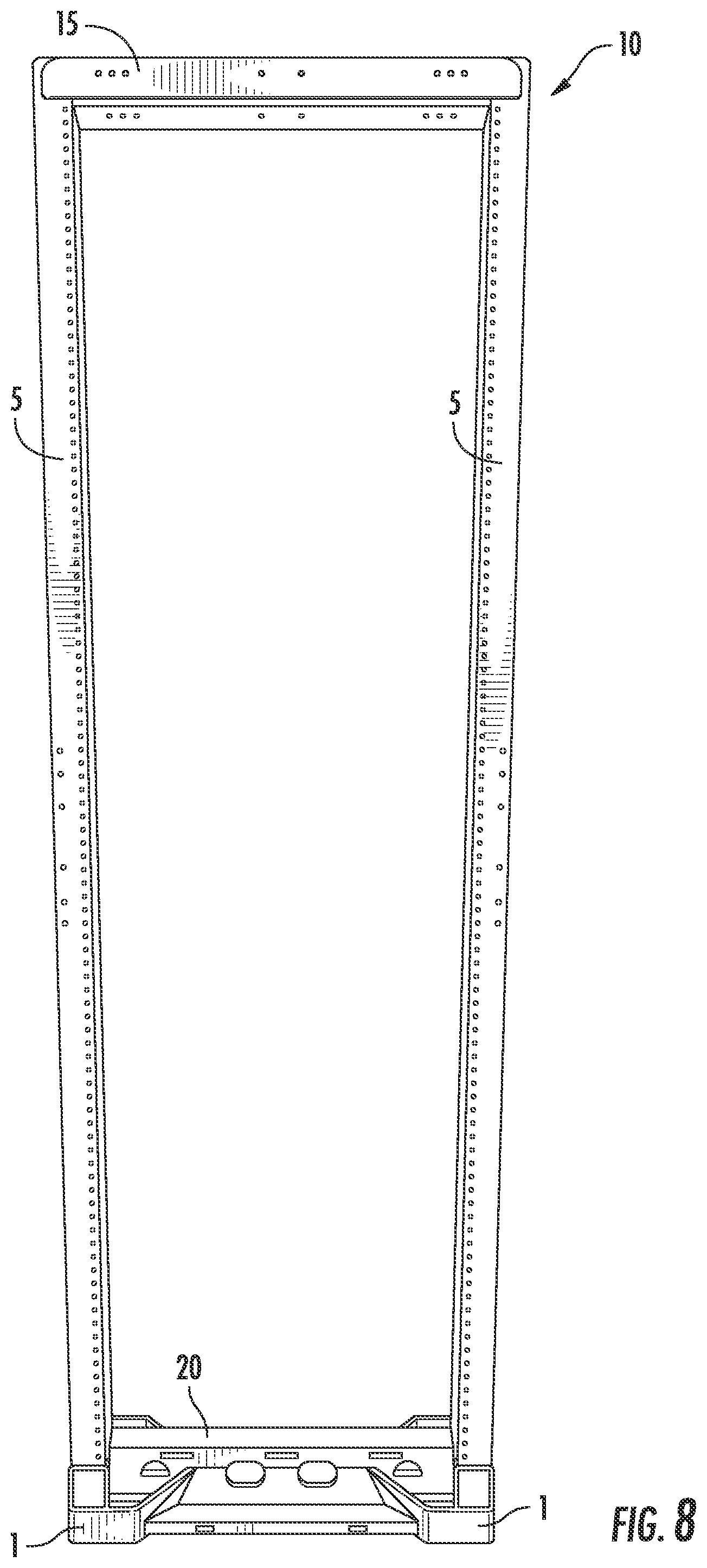 Patent US12568600 Figure 8 – Rack systems, components and methods