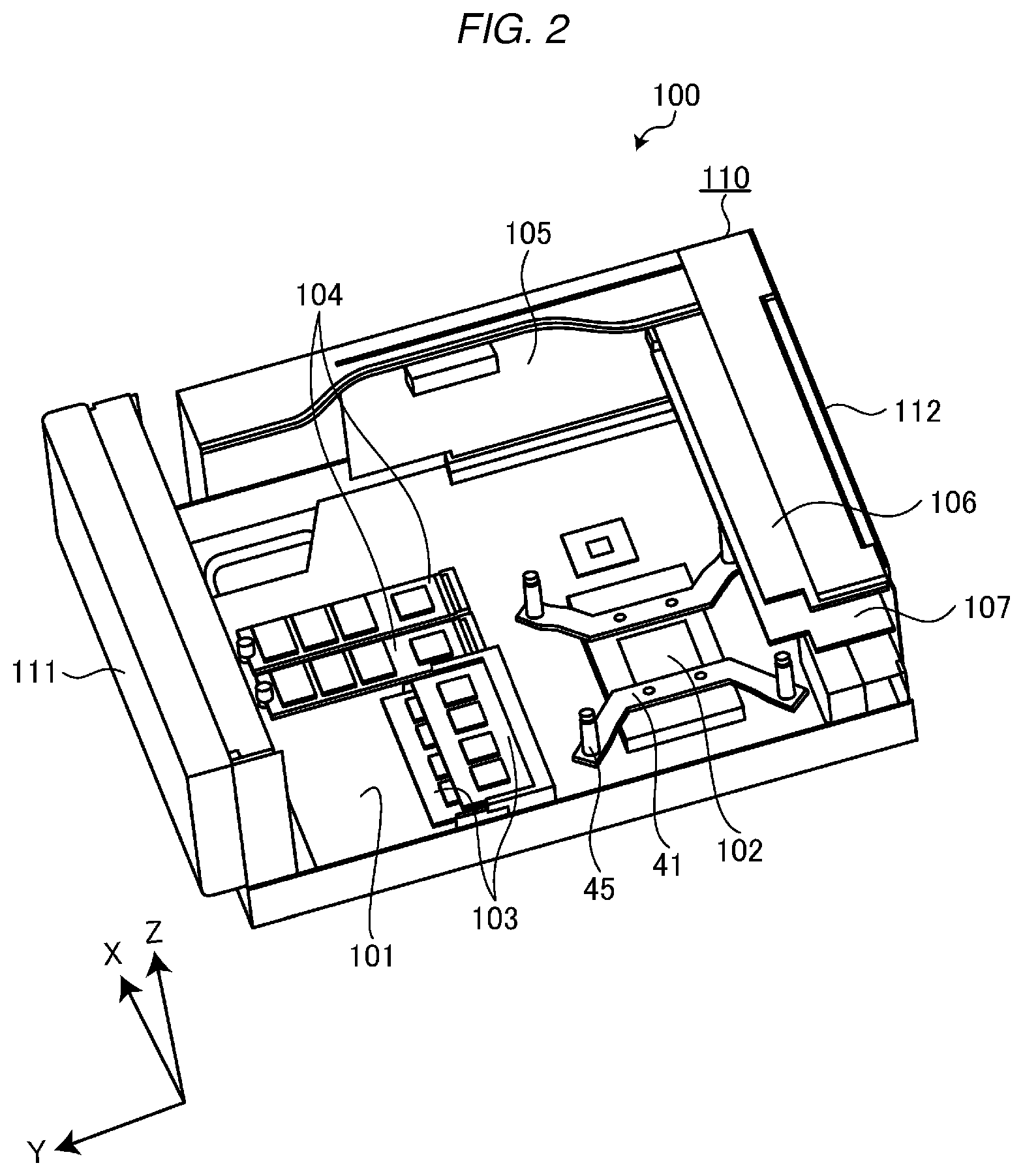 Patent US12568601 Figure 2 – Cooling apparatus for electronic device