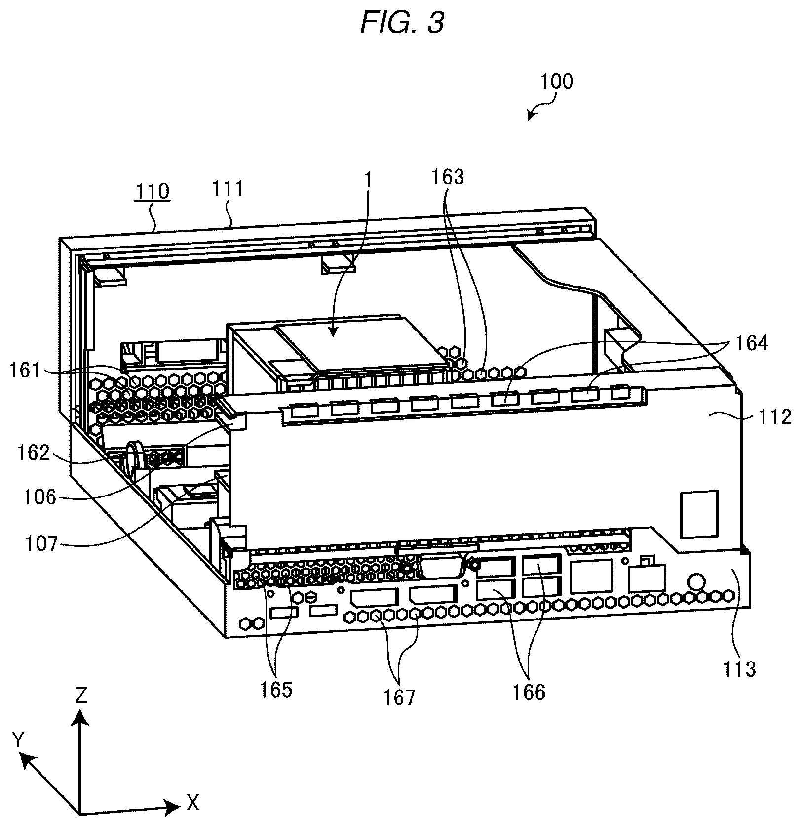 Patent US12568601 Figure 3 – Cooling apparatus for electronic device