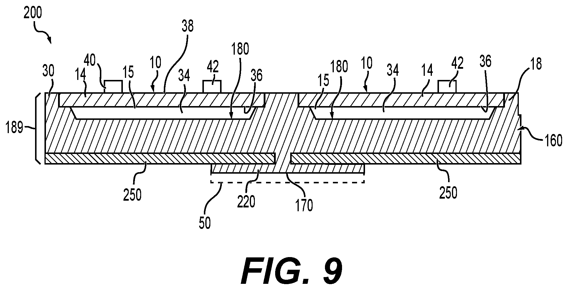 Patent US12568603 Figure 8 – Cooling block assembly for cooling a heat-generating electronic component