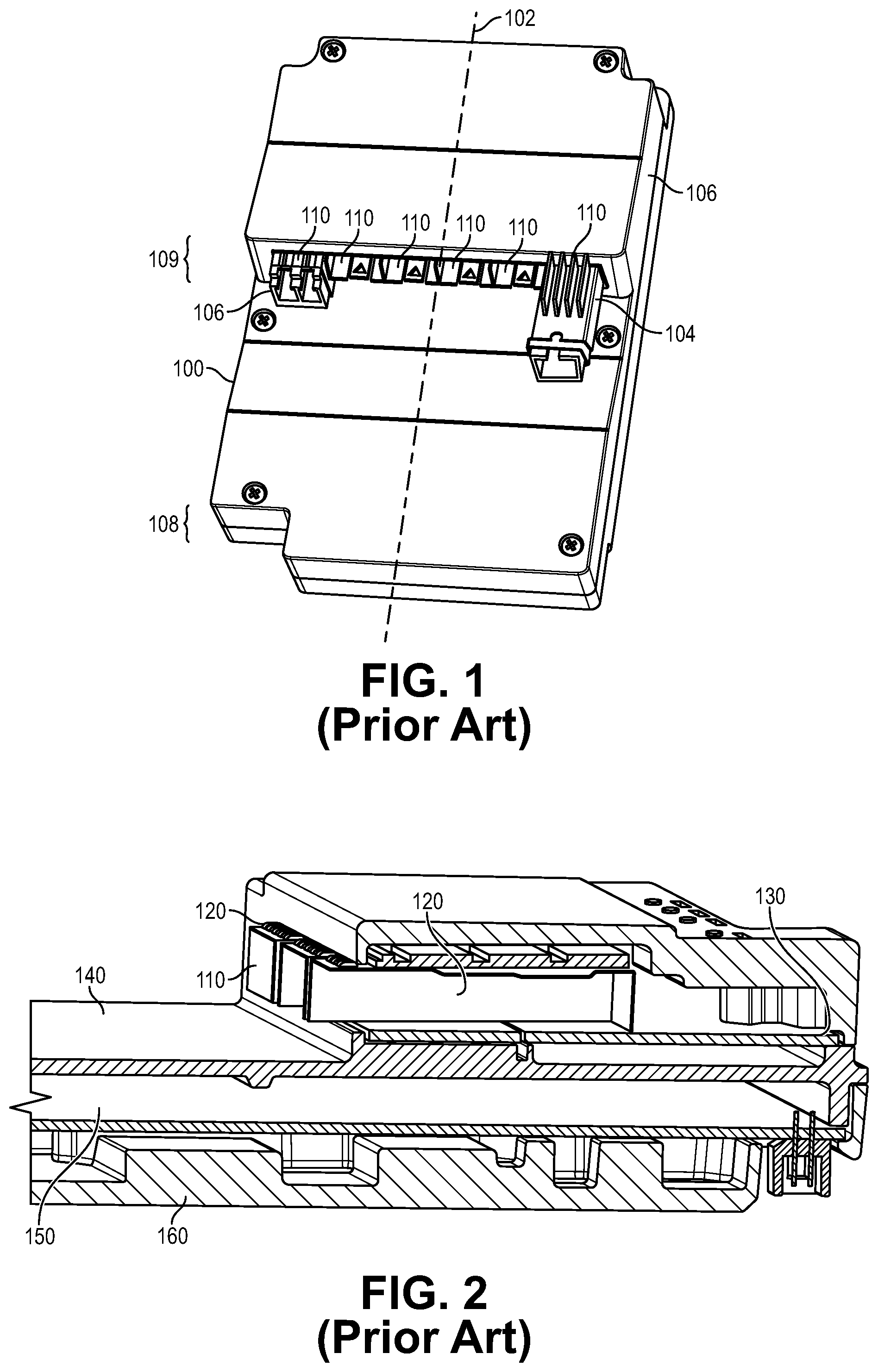 Patent US12568606 — Cooling of pluggable devices in device ports using thermal conductive pedestals — Figure 1