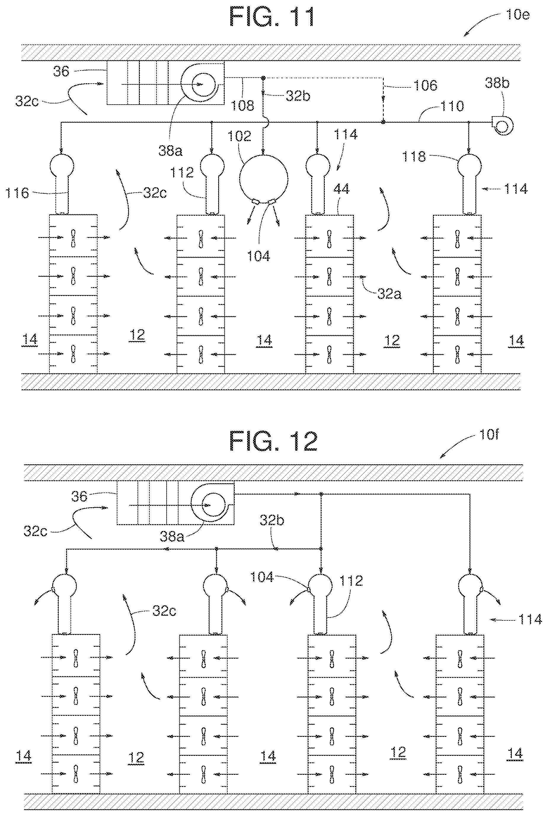 Patent US12568607 Figure 6 – Air barrier systems for data center zone containment