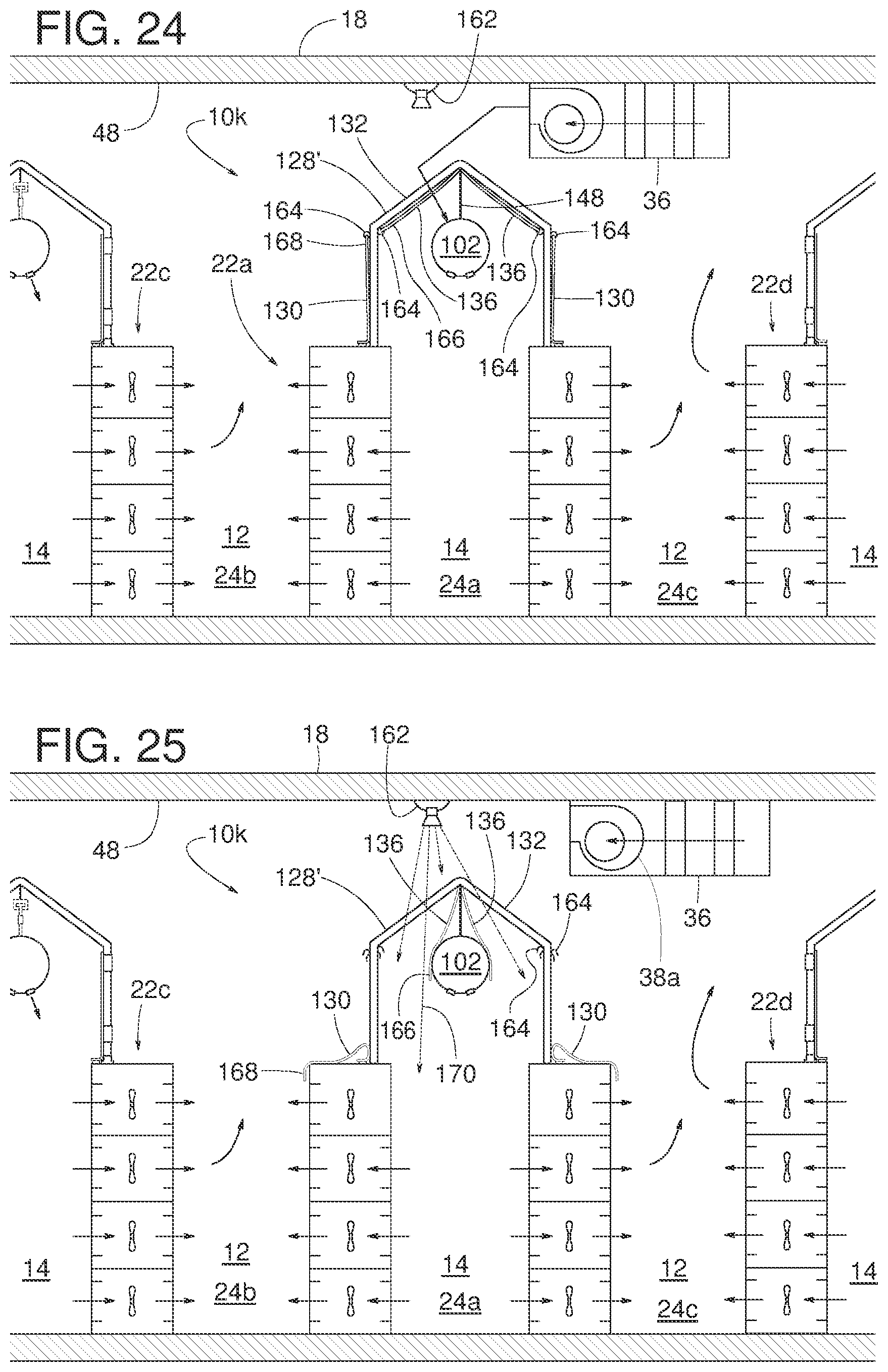 Patent US12568607 Figure 15 – Air barrier systems for data center zone containment