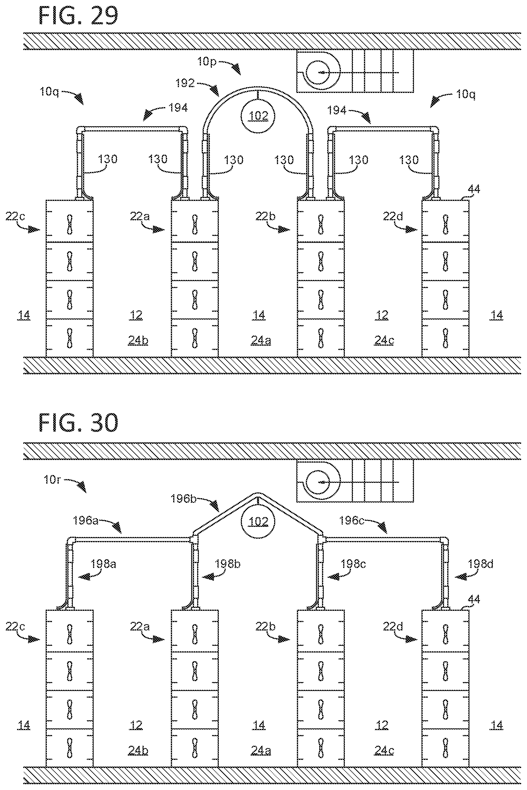 Patent US12568607 Figure 18 – Air barrier systems for data center zone containment
