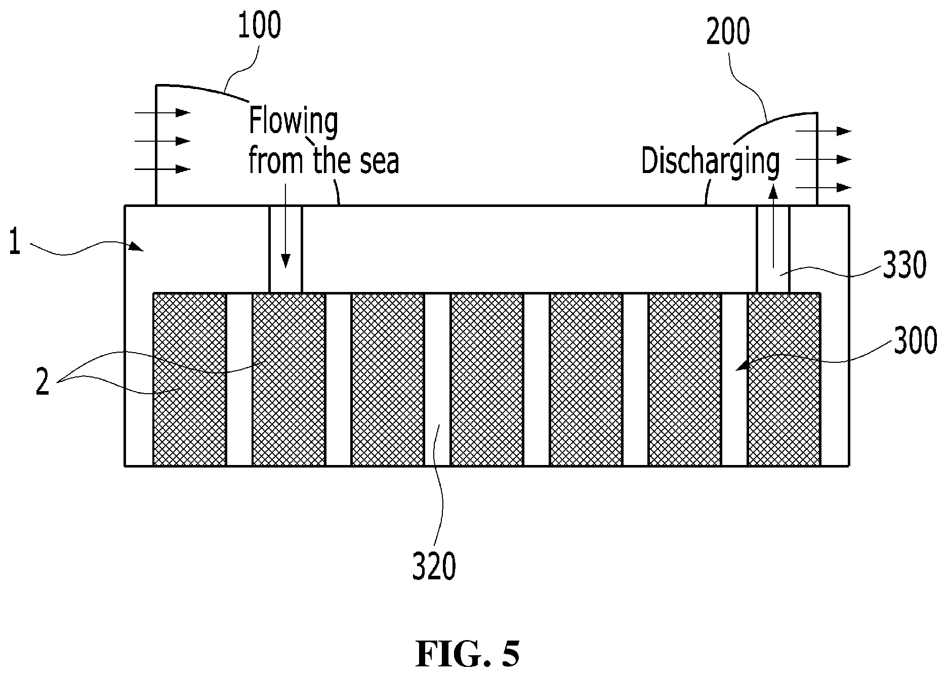 Patent US12568608 Figure 5 – Non-power cooling device for underwater datacenter