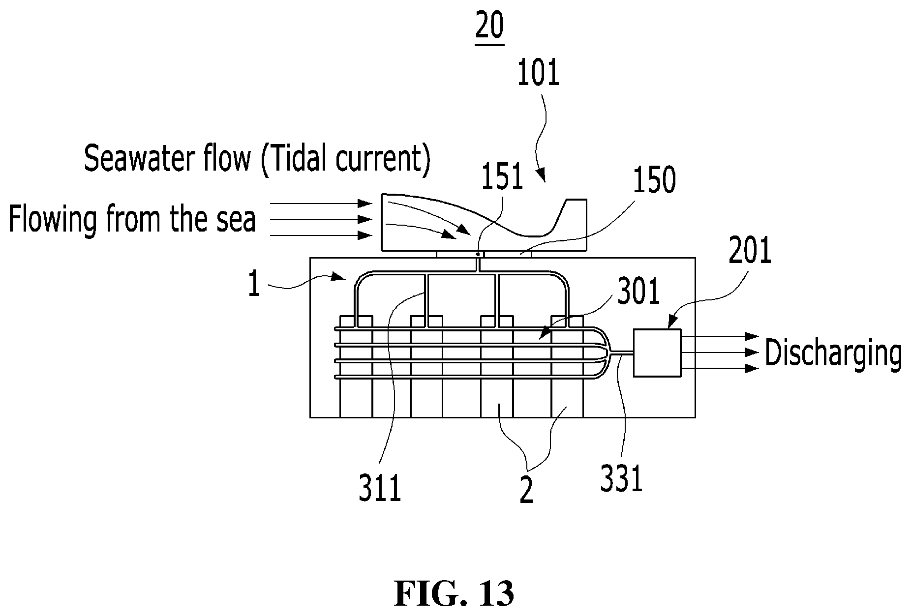 Patent US12568608 Figure 11 – Non-power cooling device for underwater datacenter