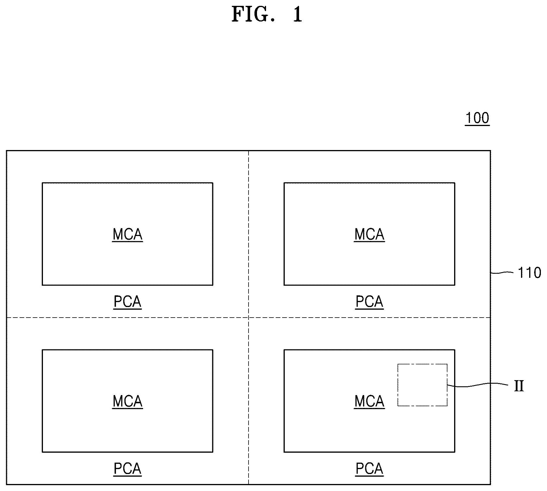 Patent US12568611 Figure 1 – Memory device with cell pads having diagonal sidewalls