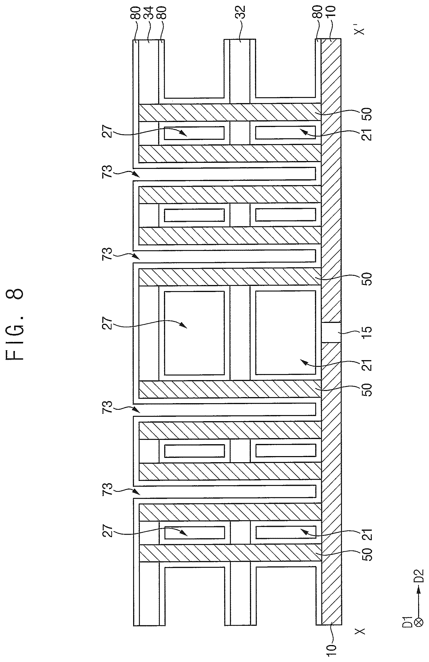 Patent US12568617 Figure 8 – Decoupling capacitor structure and semiconductor device including the same