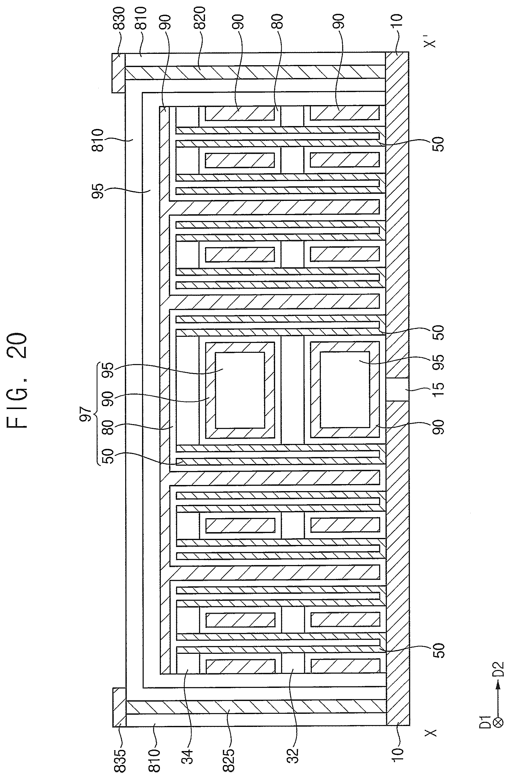 Patent US12568617 Figure 20 – Decoupling capacitor structure and semiconductor device including the same