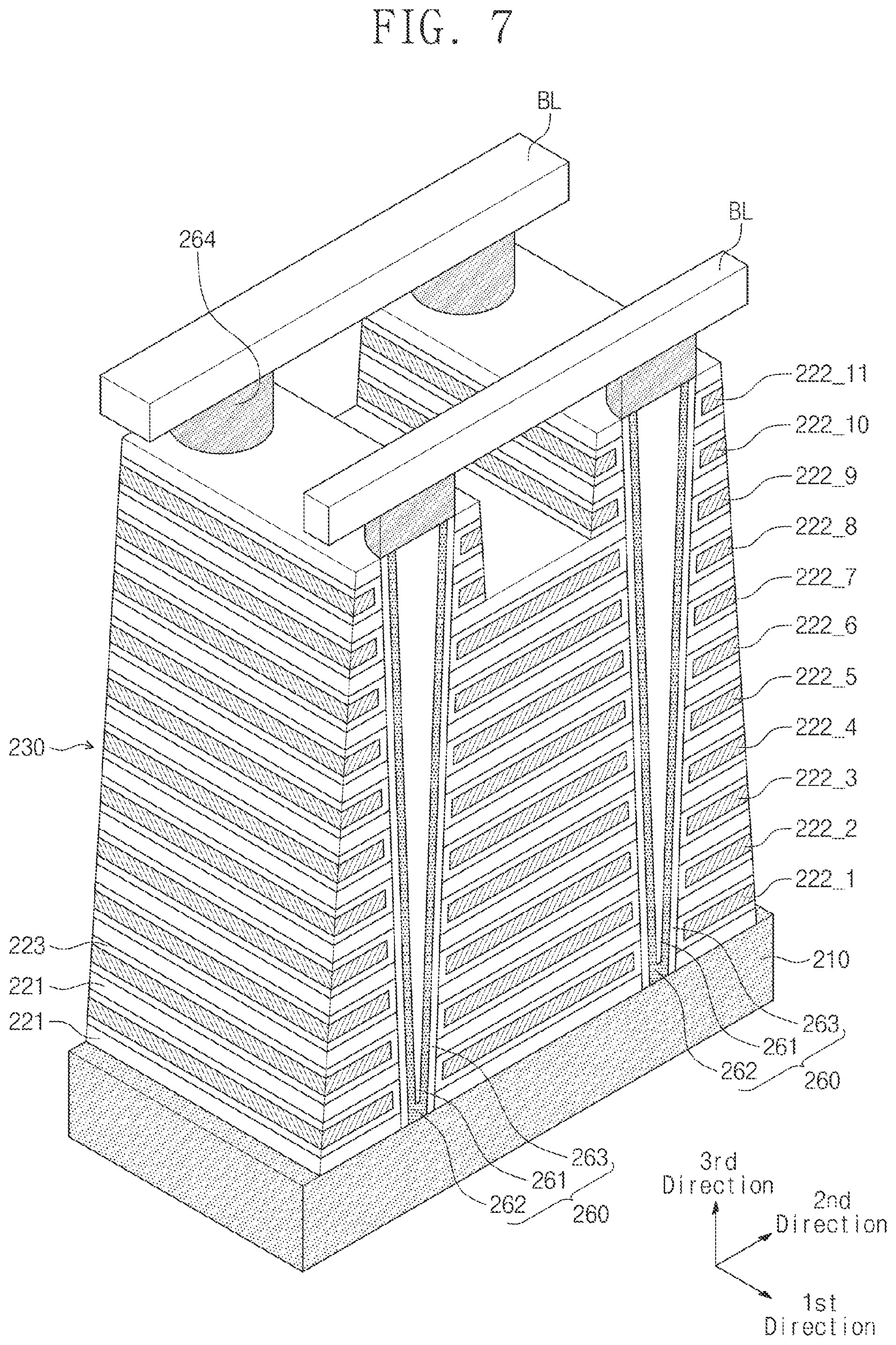 Patent US12568619 Figure 7 – Nonvolatile memory device
