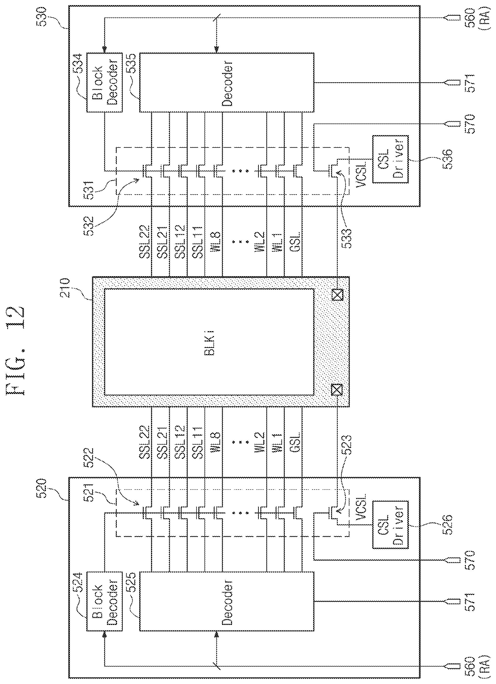 Patent US12568619 Figure 12 – Nonvolatile memory device