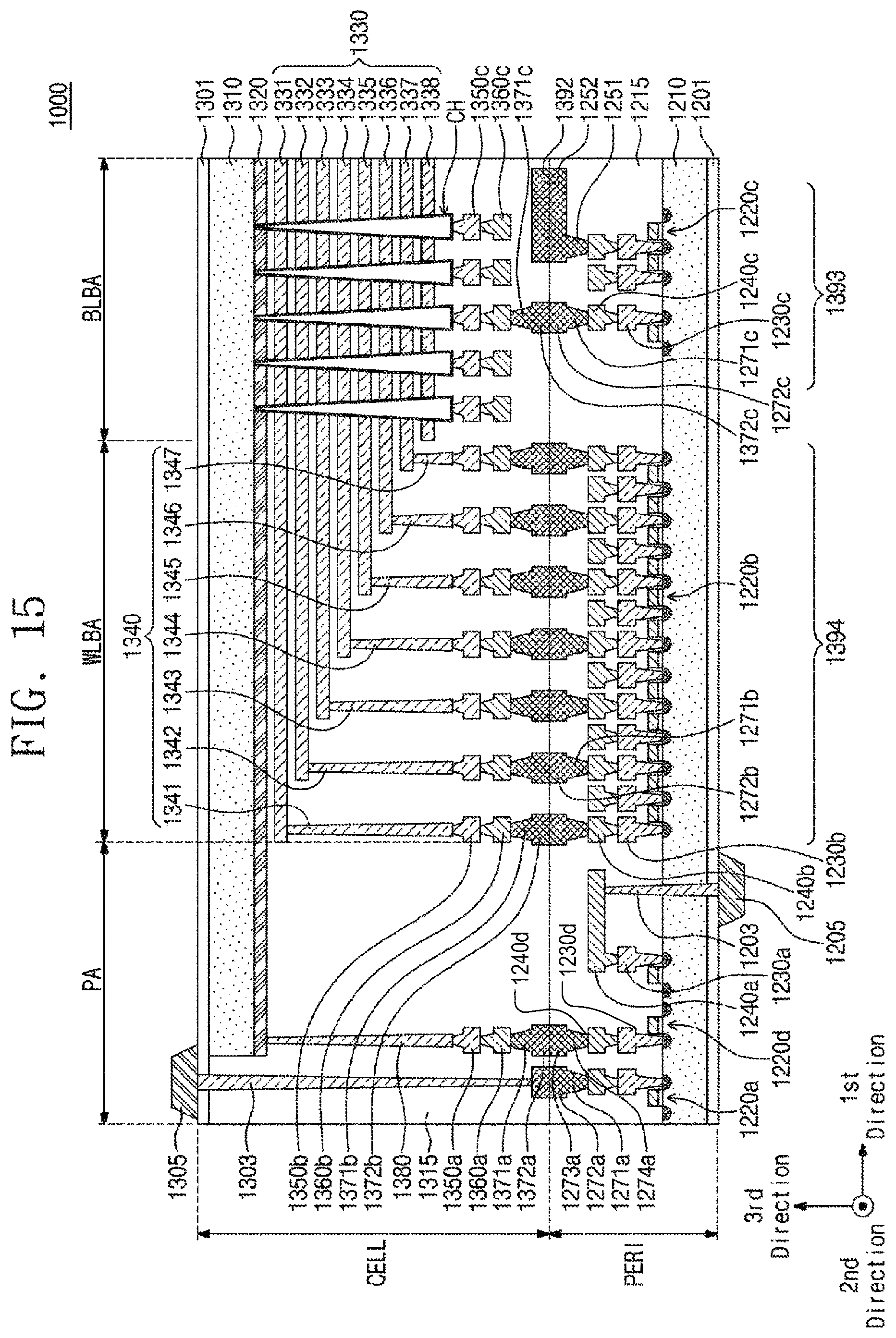 Patent US12568619 Figure 15 – Nonvolatile memory device