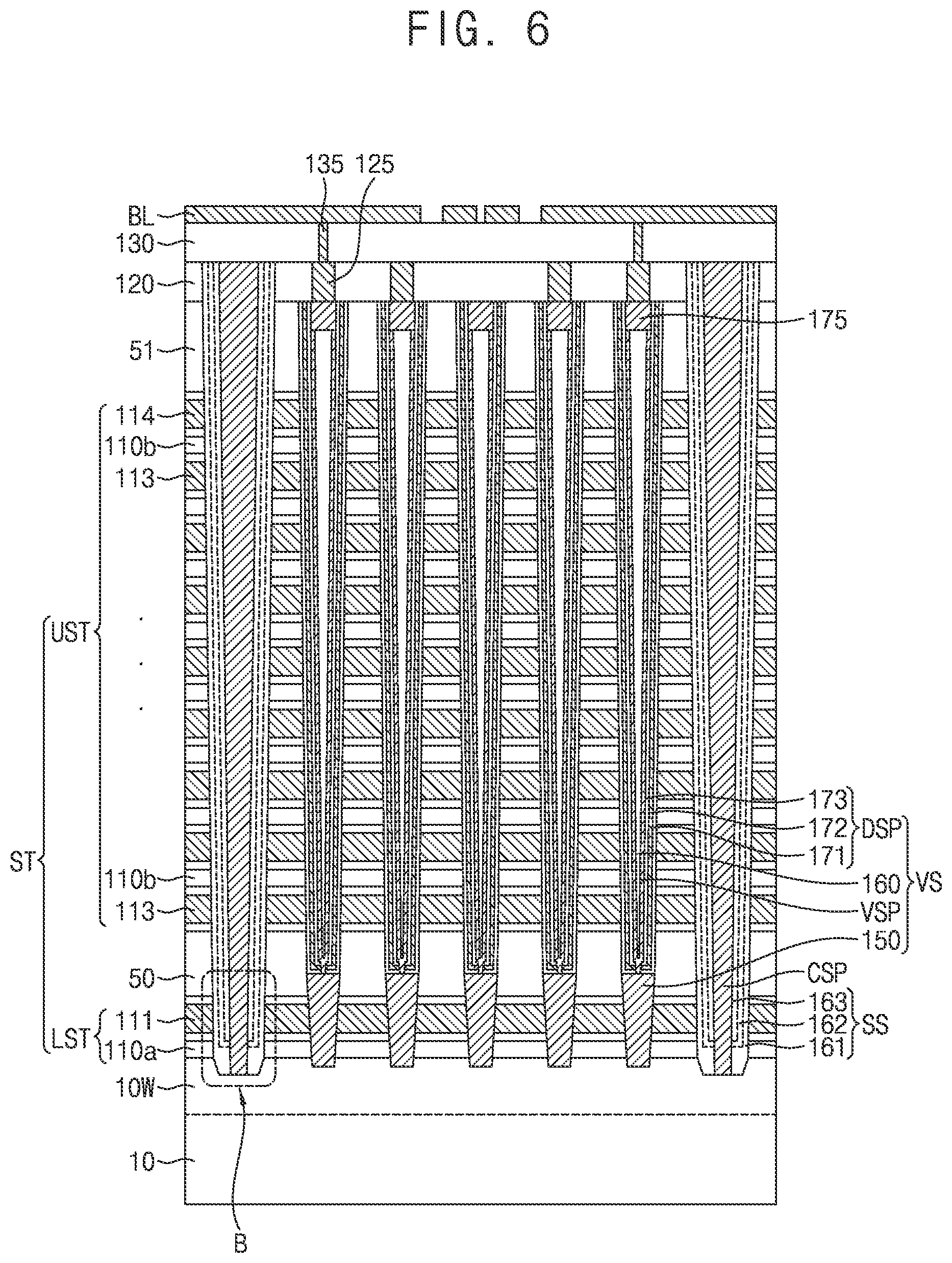 Patent US12568620 Figure 6 – Semiconductor device including nitride spacers