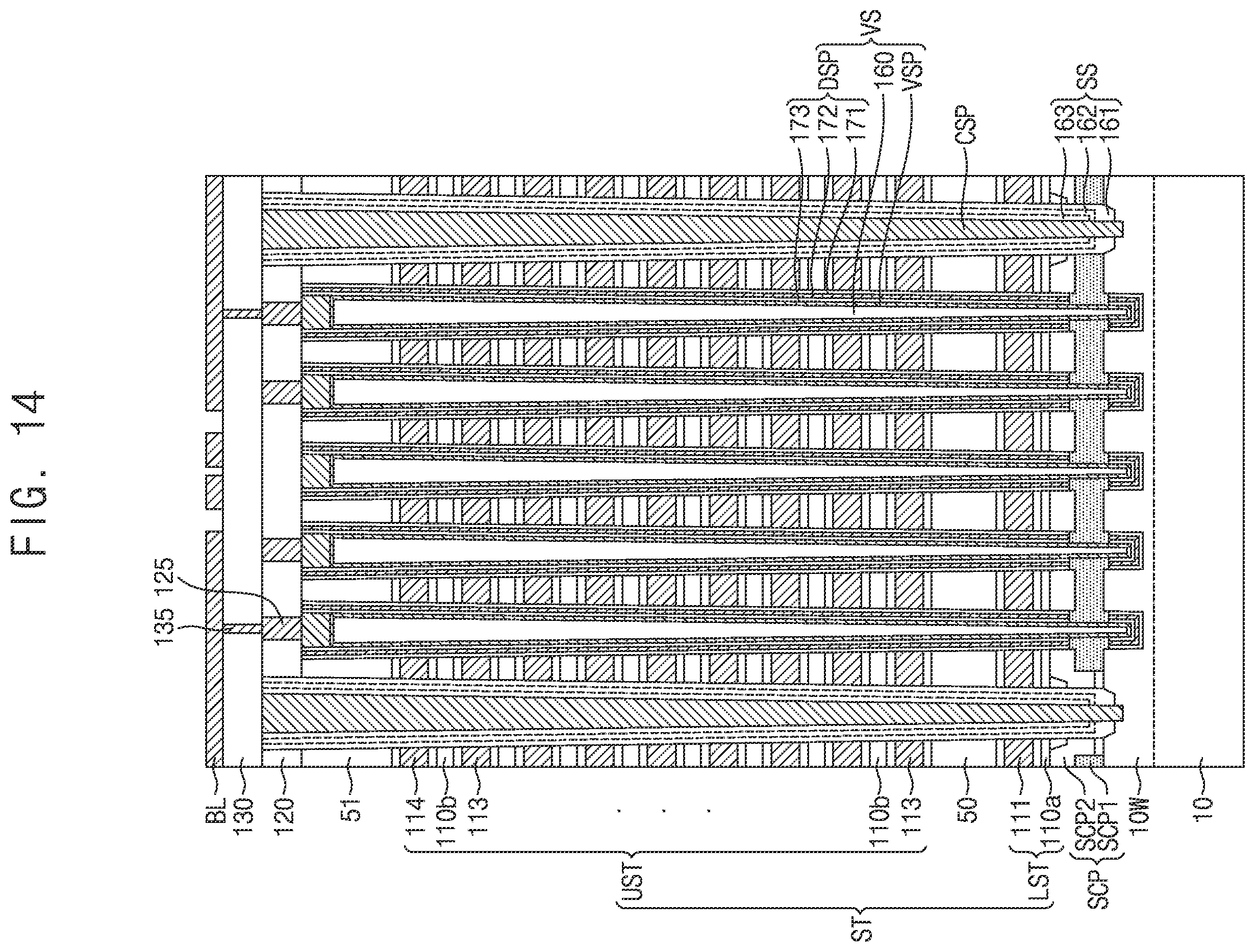 Patent US12568620 Figure 14 – Semiconductor device including nitride spacers