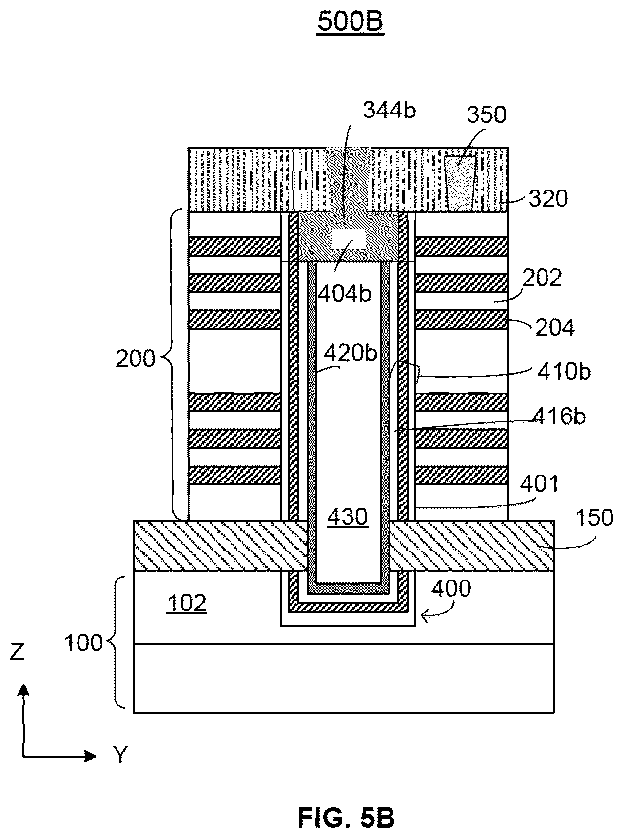 Patent US12568624 Figure 6 – Memory device containing TSG deck and method of forming the same
