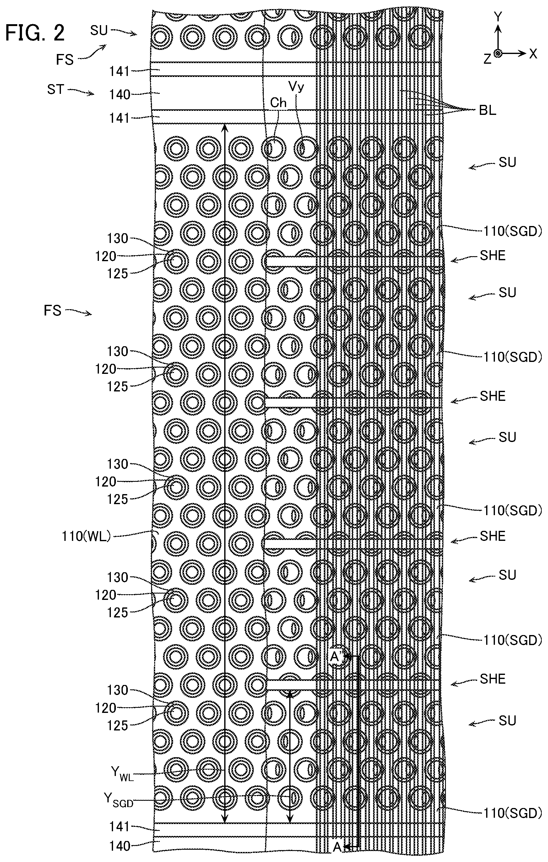 Patent US12568626 Figure 2 – Semiconductor memory device