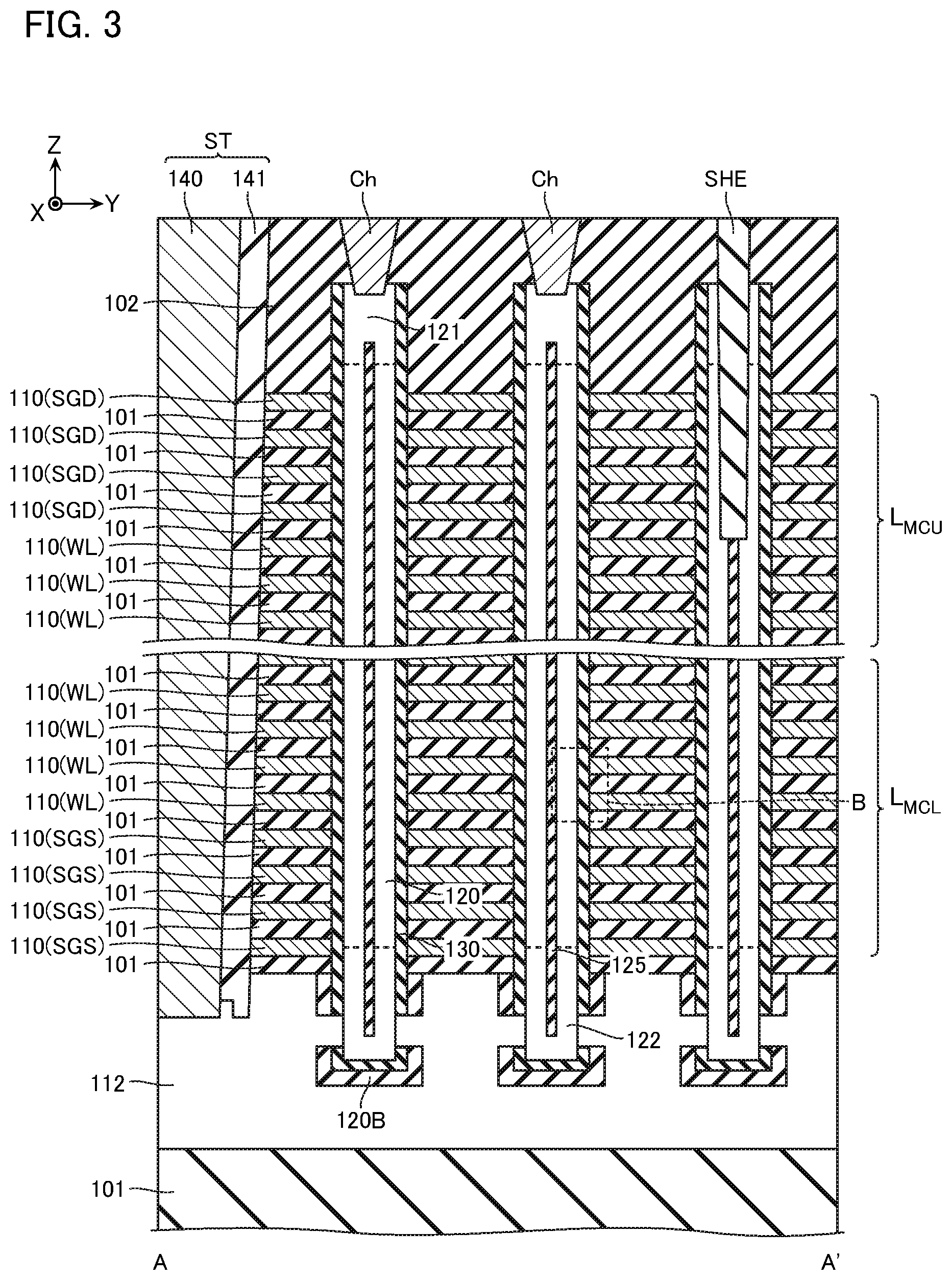 Patent US12568626 Figure 3 – Semiconductor memory device