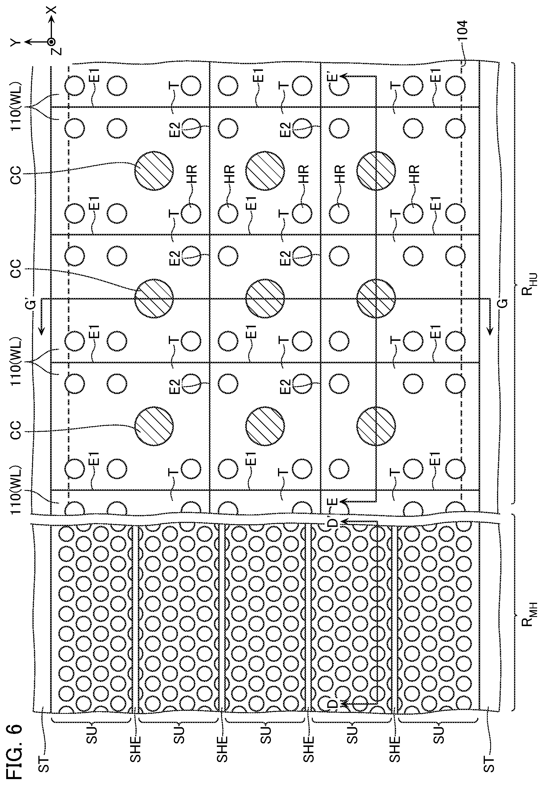 Patent US12568626 Figure 6 – Semiconductor memory device