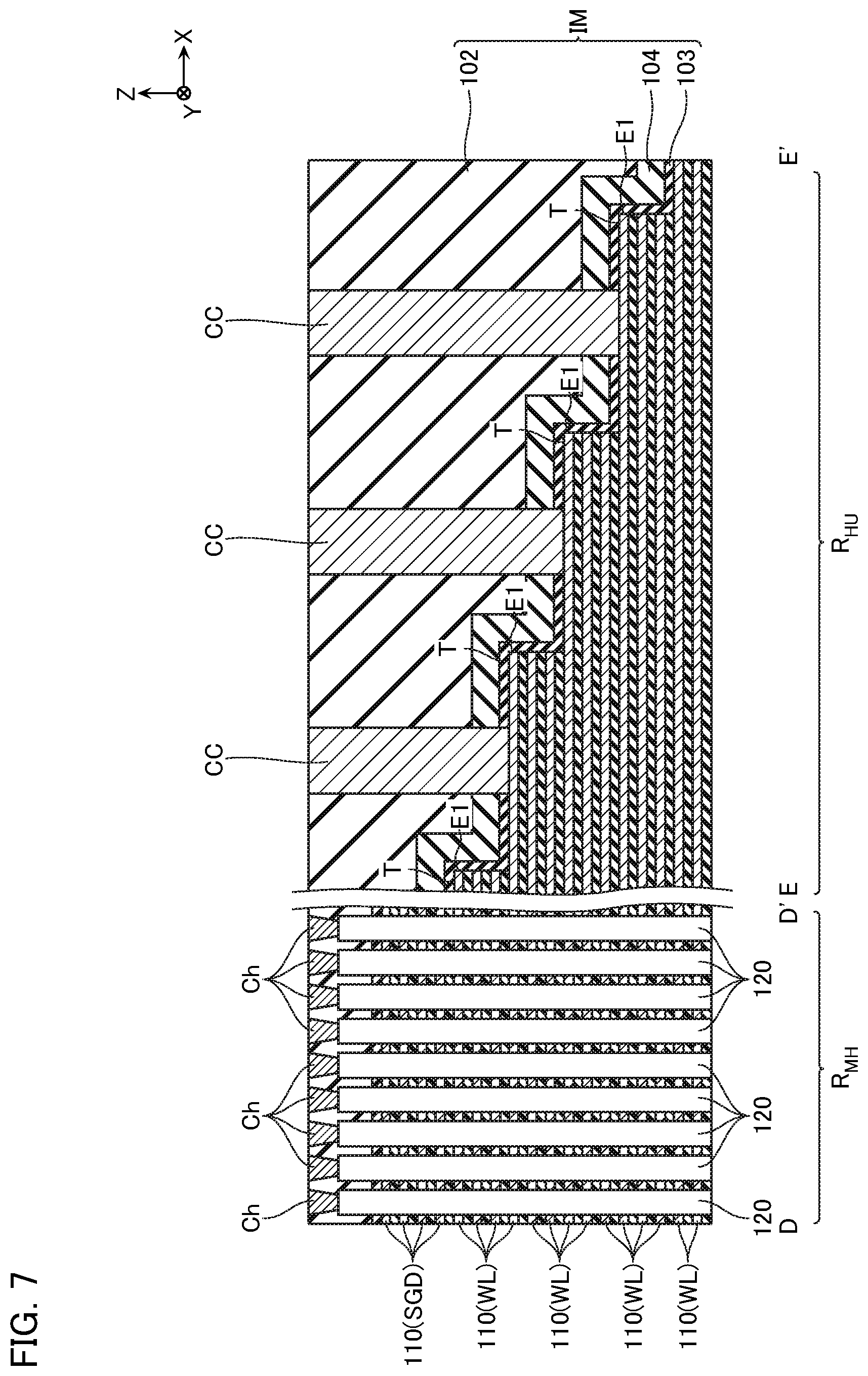 Patent US12568626 Figure 7 – Semiconductor memory device