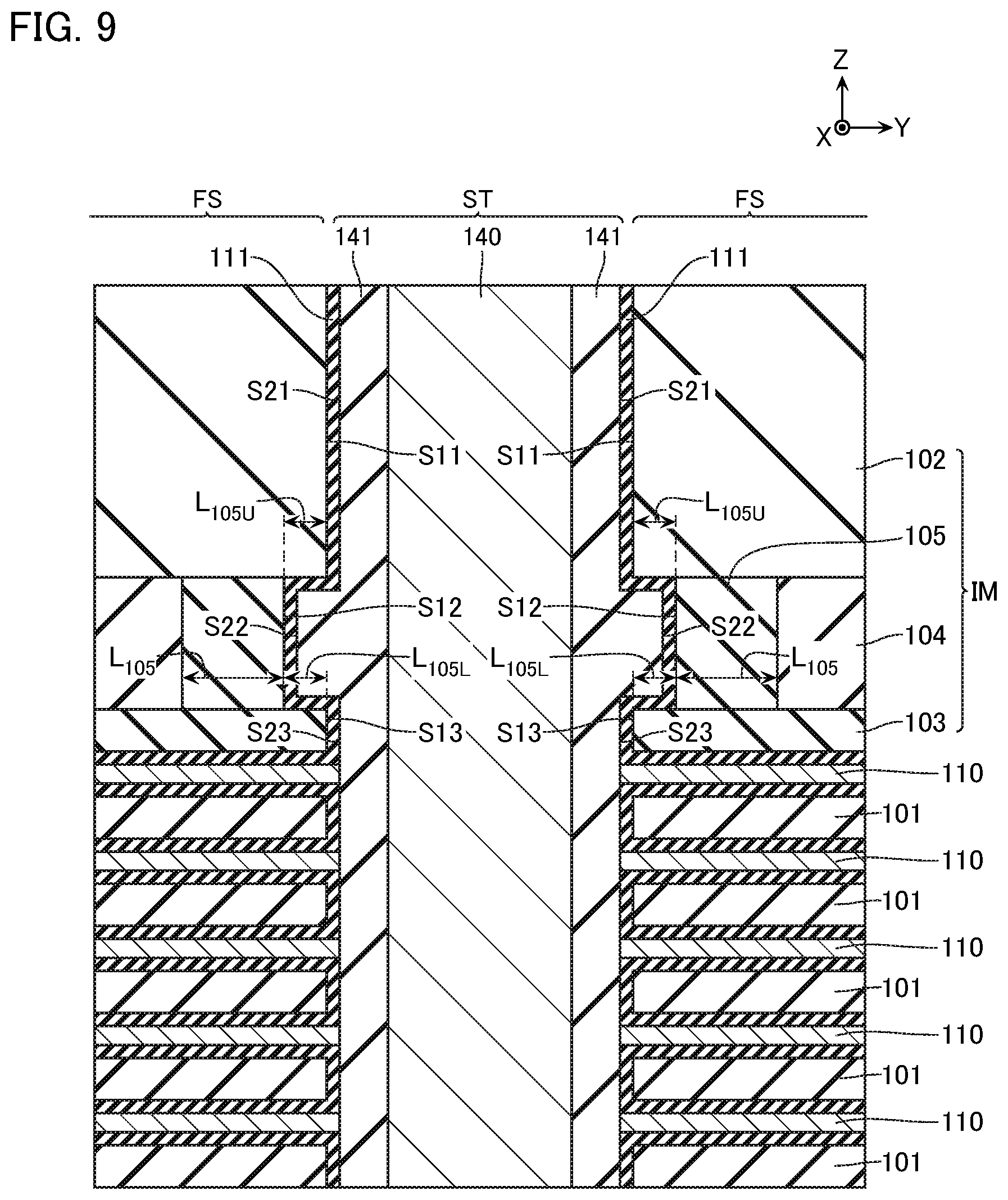 Patent US12568626 Figure 9 – Semiconductor memory device