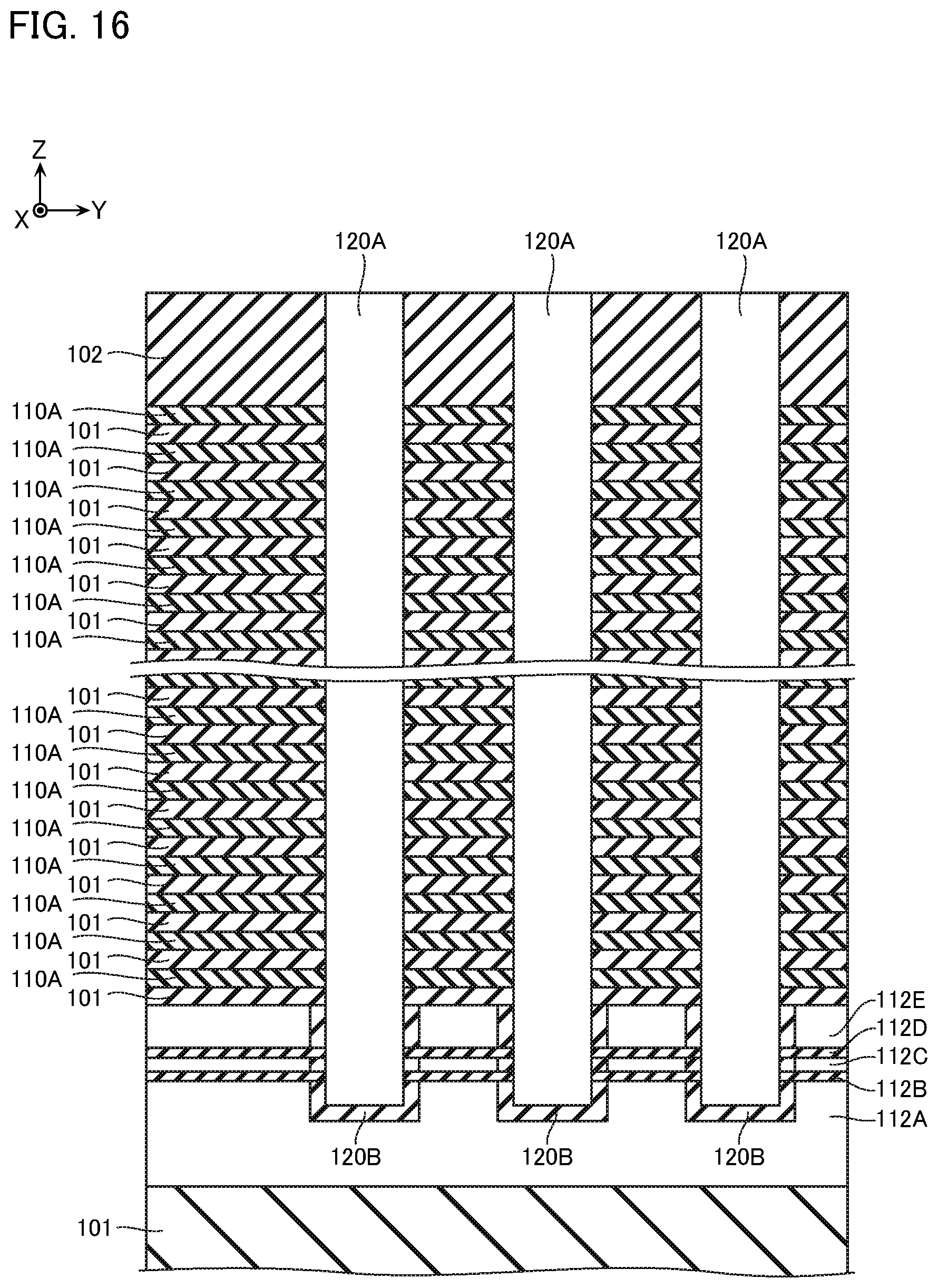 Patent US12568626 Figure 16 – Semiconductor memory device