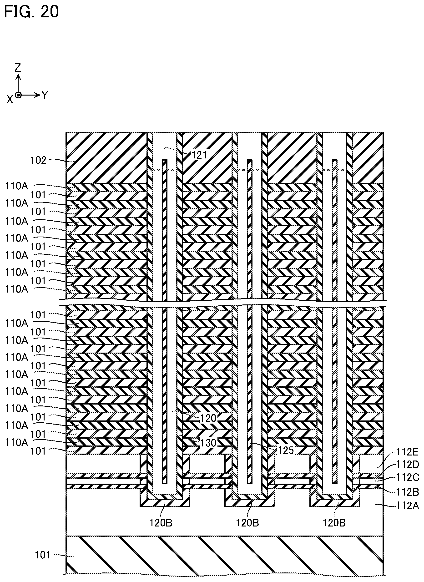 Patent US12568626 Figure 20 – Semiconductor memory device