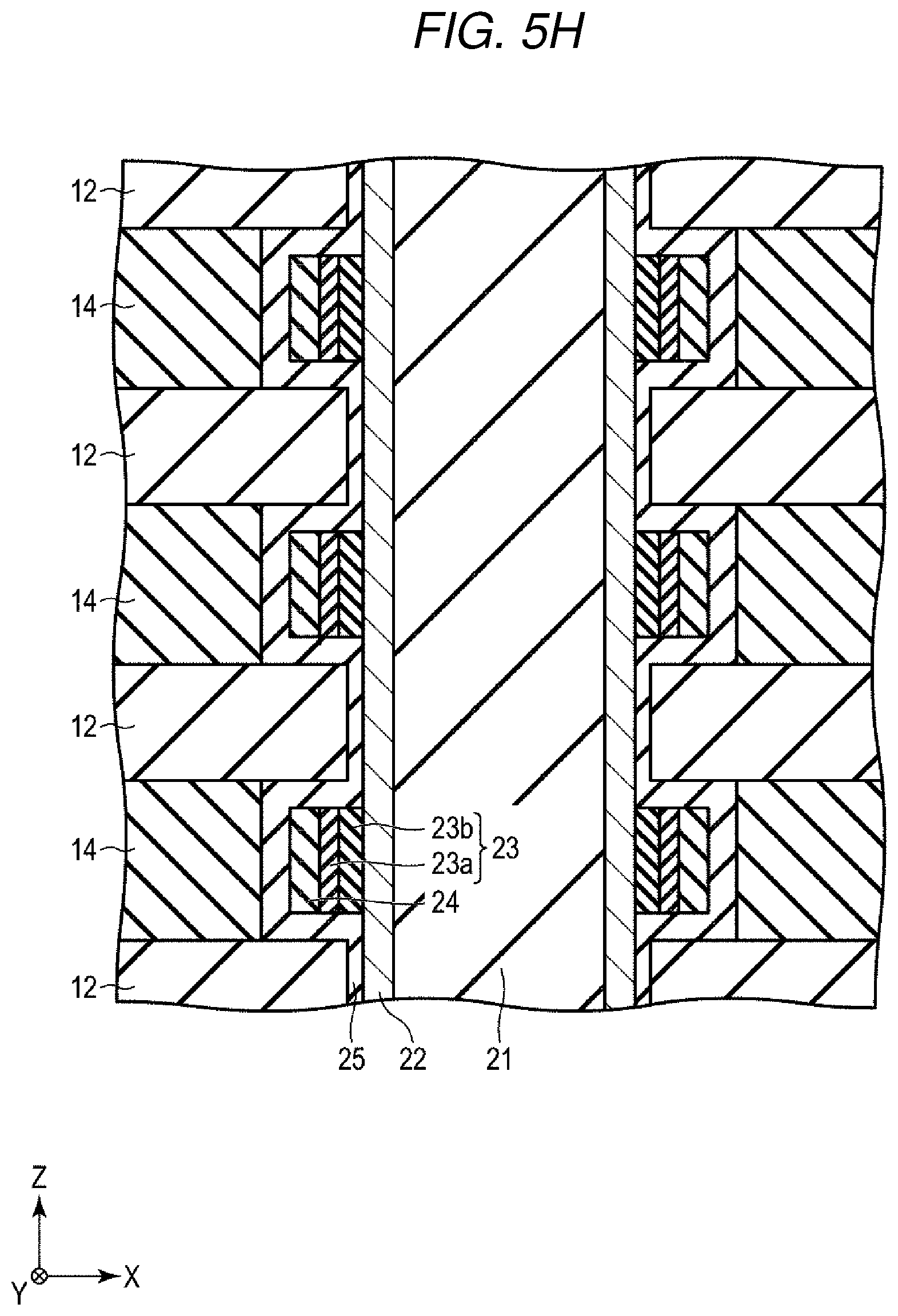 Patent US12568627 Figure 12 – Three dimensional semiconductor memory device with a plurality of tunnel insulating layers in protruding parts