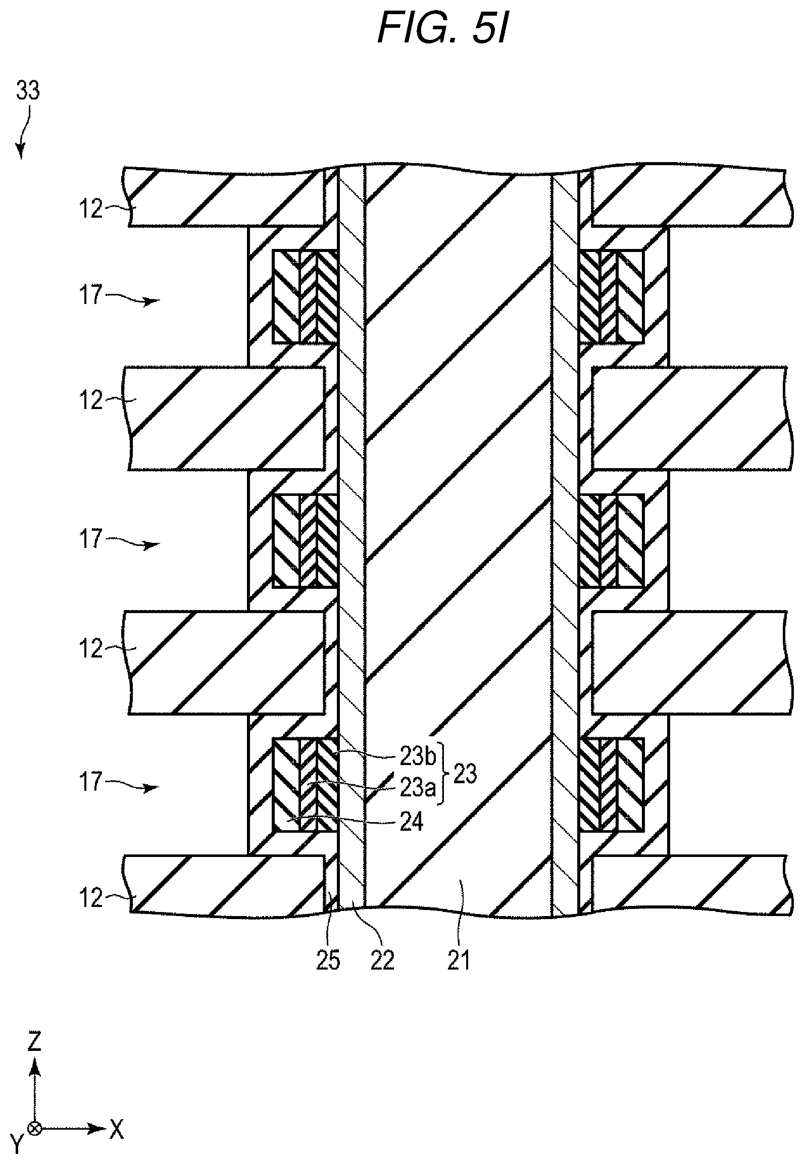 Patent US12568627 Figure 13 – Three dimensional semiconductor memory device with a plurality of tunnel insulating layers in protruding parts