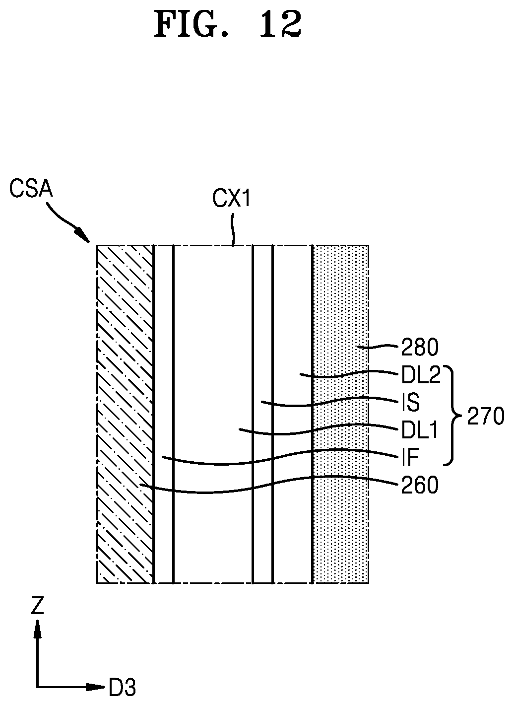 Patent US12568629 Figure 17 – Semiconductor device including a capacitor structure with a dielectric layer structure