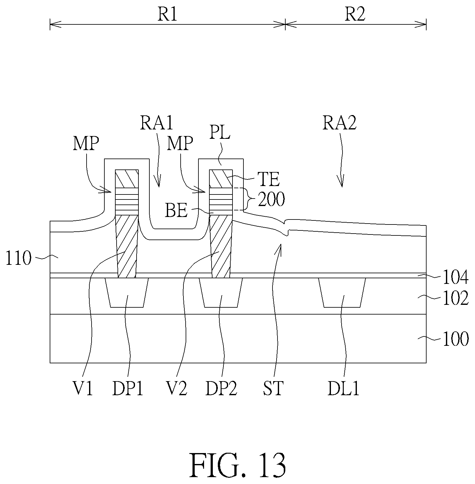 Patent US12568630 Figure 8 – Semiconductor memory device and fabrication method thereof