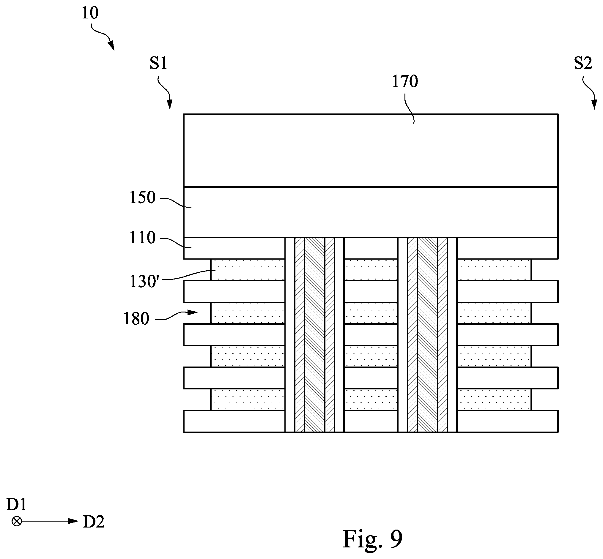Patent US12568632 Figure 9 – Semiconductor device and method of forming the same
