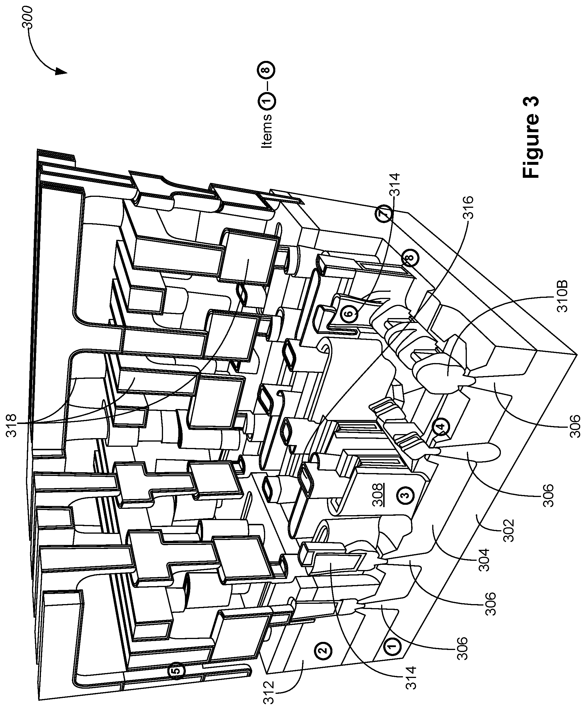 Patent US12568635 Figure 3 – Integration of FinFETs and schottky diodes on a substrate