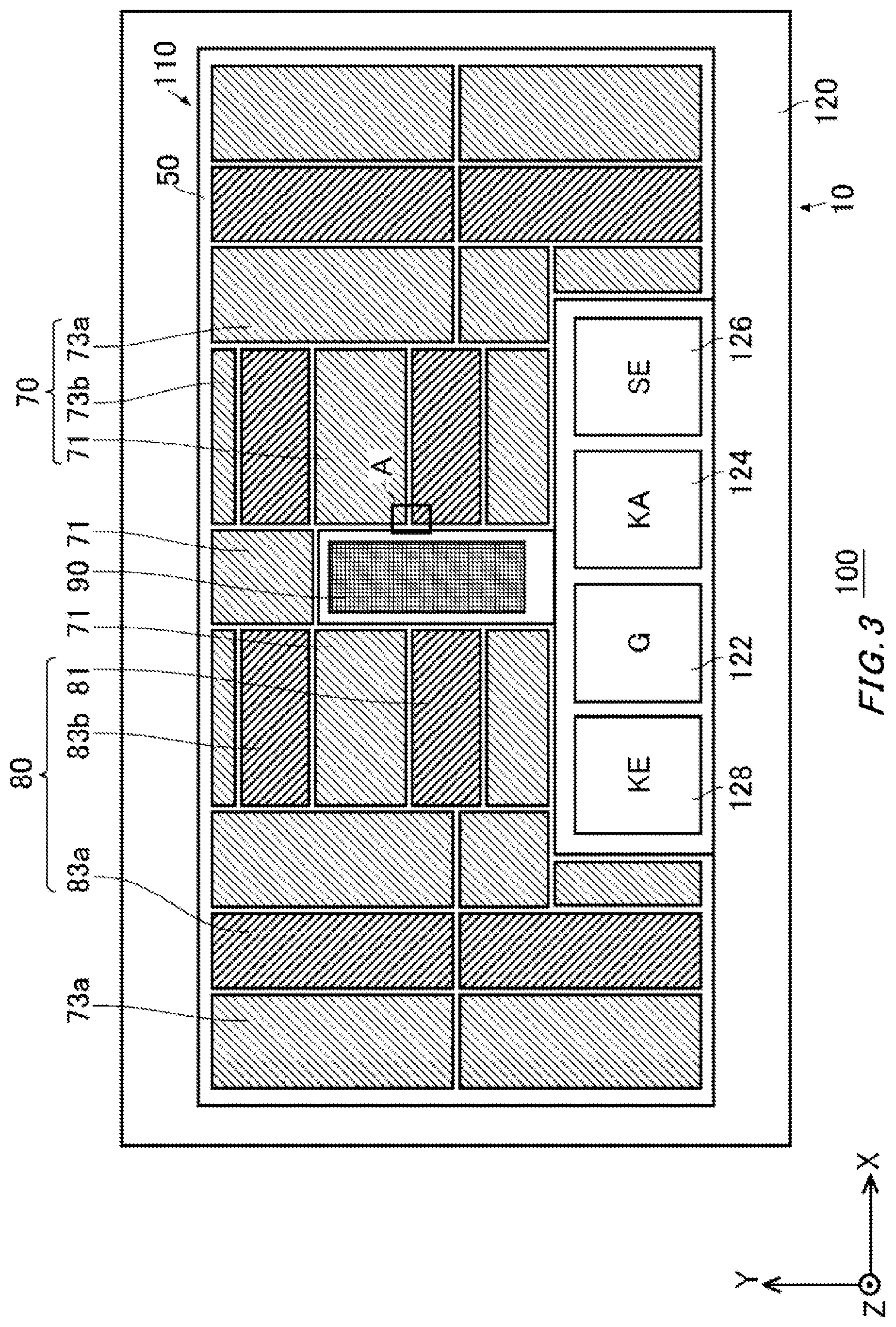Patent US12568637 Figure 3 – Semiconductor device having a temperature sensor, a transistor, and a diode