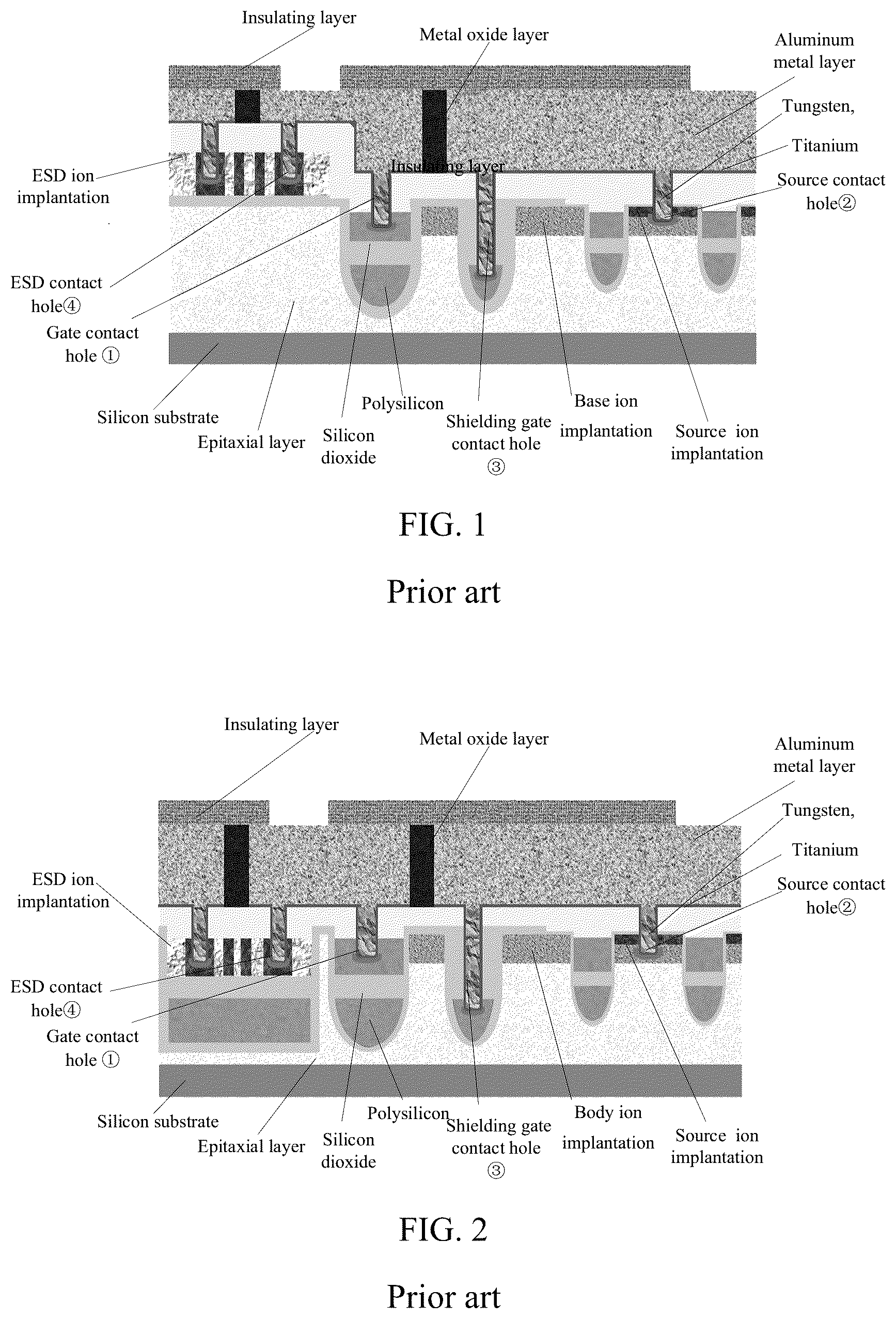 Patent US12568642 Figure 1 – SGT MOSFET device and manufacturing method of contact holes of SGT MOSFET device